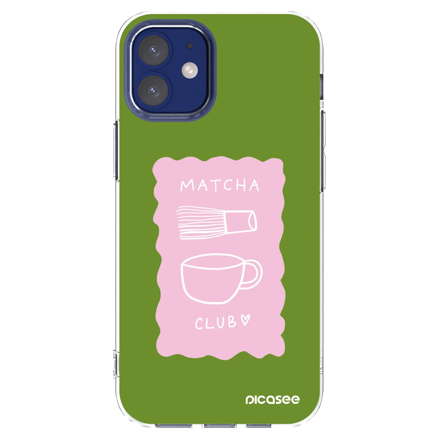 Picasee διαφανής θήκη σιλικόνης Apple iPhone 12 mini - Matcha club