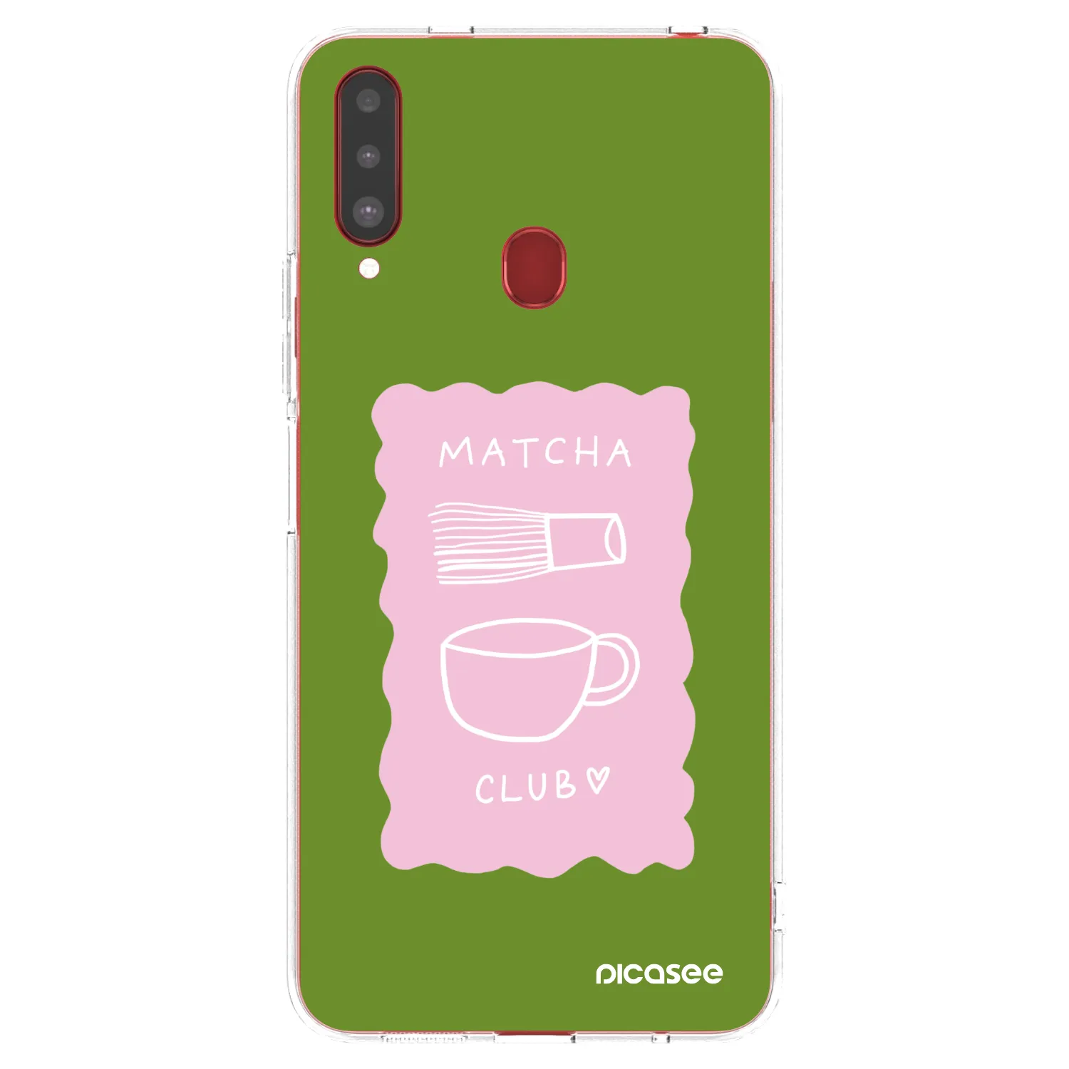 Picasee διαφανής θήκη σιλικόνης Samsung Galaxy A20s - Matcha club