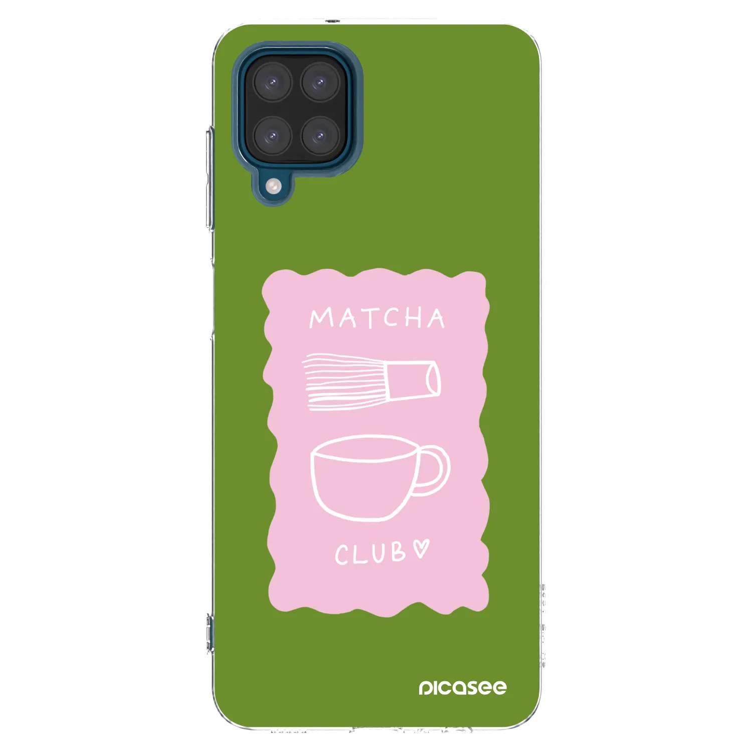 Picasee διαφανής θήκη σιλικόνης Samsung Galaxy A12 A125F - Matcha club