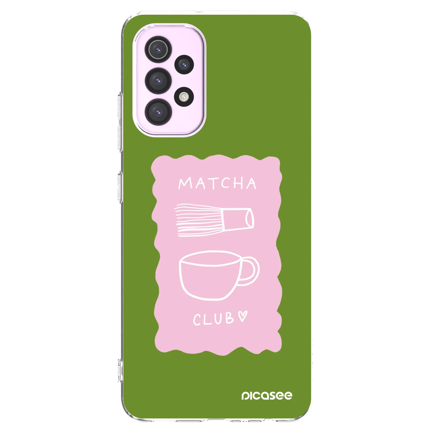 Picasee διαφανής θήκη σιλικόνης Samsung Galaxy A32 5G A326B - Matcha club