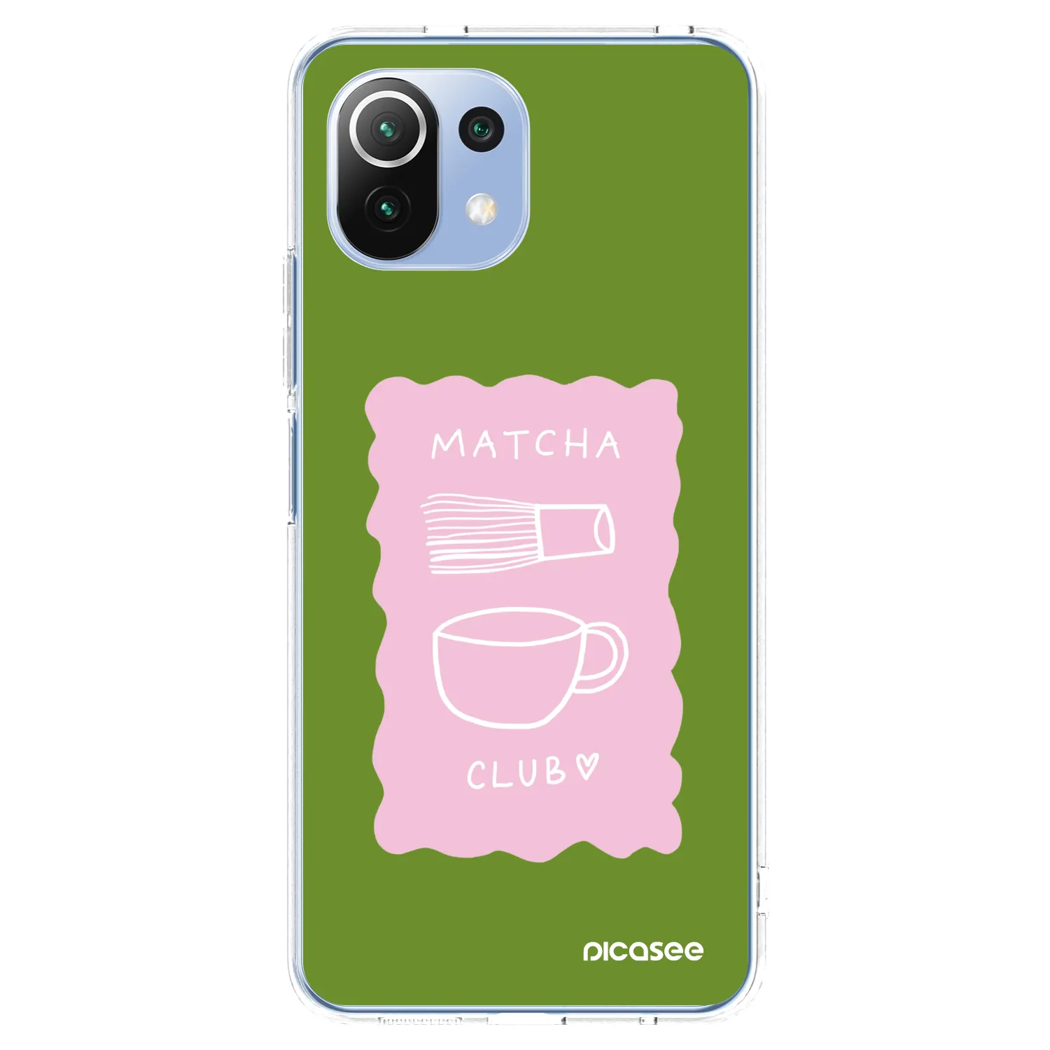 Picasee διαφανής θήκη σιλικόνης Xiaomi Mi 11 Lite - Matcha club