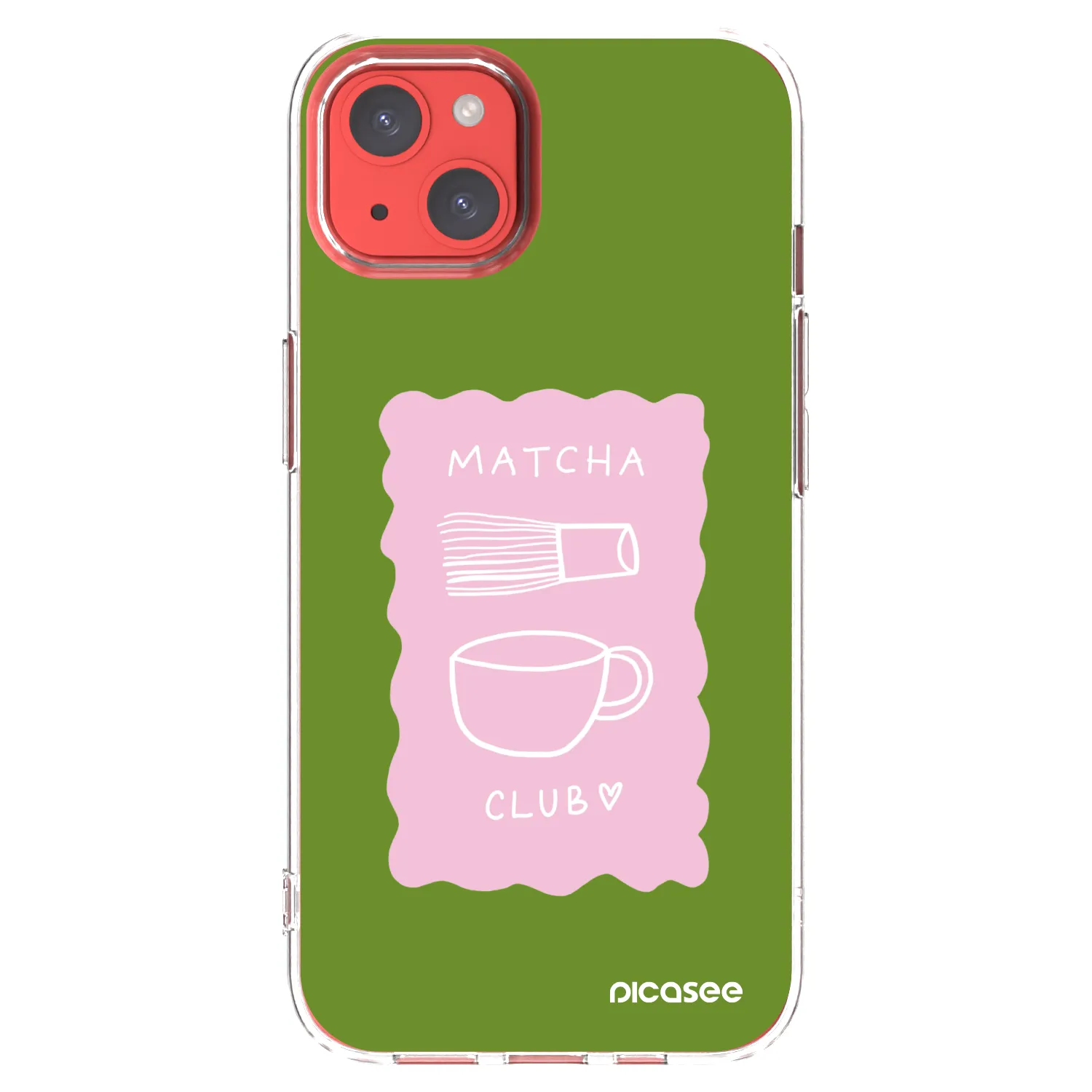 Picasee διαφανής θήκη σιλικόνης Apple iPhone 13 - Matcha club