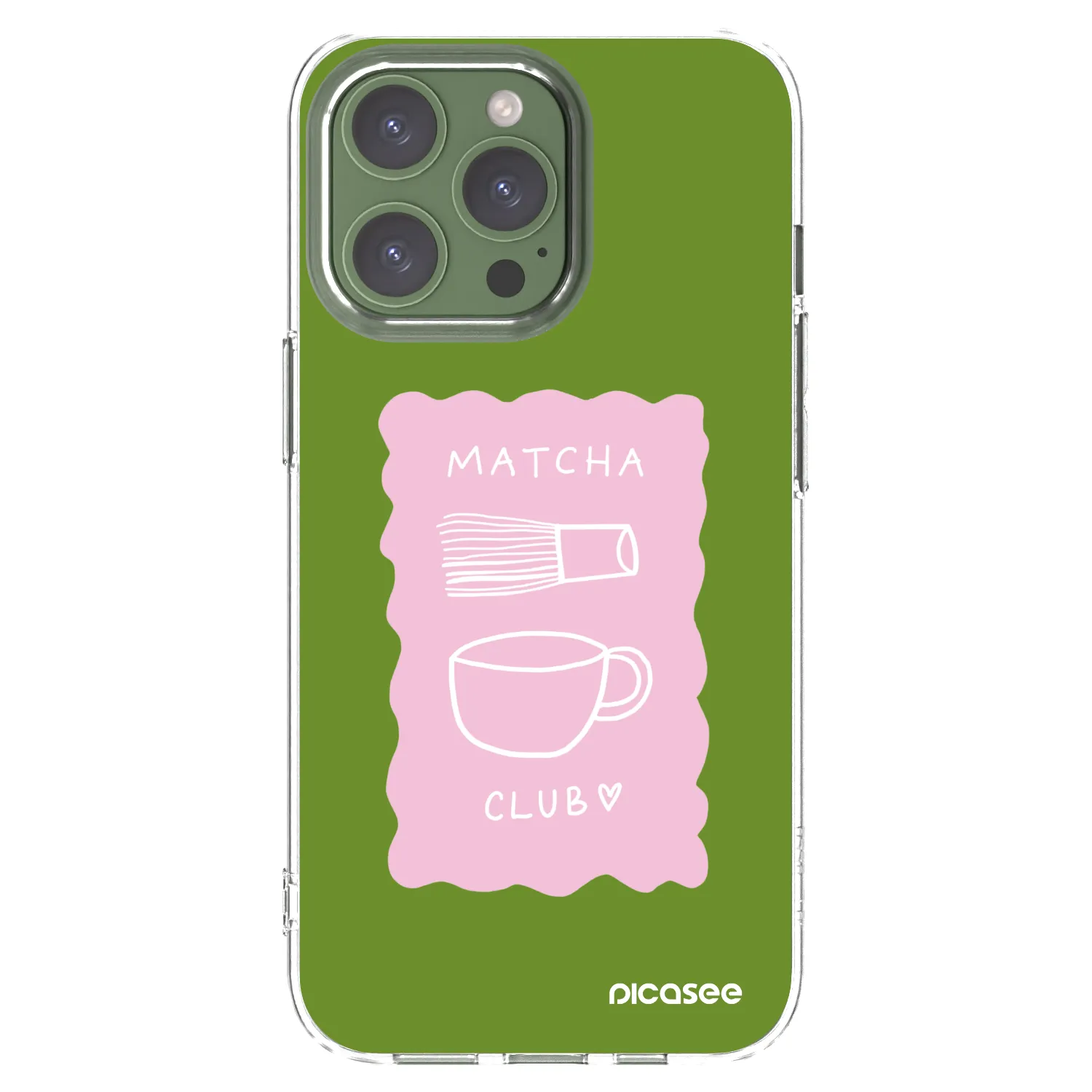 Picasee διαφανής θήκη σιλικόνης Apple iPhone 13 Pro - Matcha club