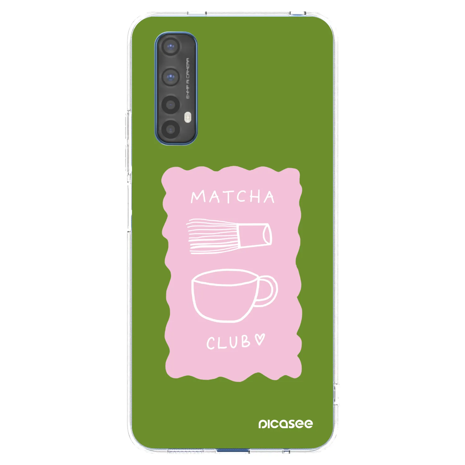 Picasee διαφανής θήκη σιλικόνης Realme 7 - Matcha club
