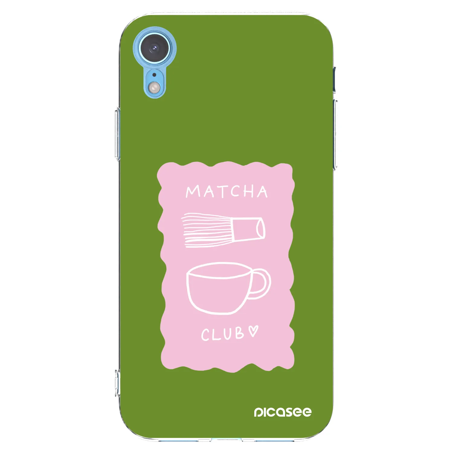 Picasee διαφανής θήκη σιλικόνης Apple iPhone XR - Matcha club
