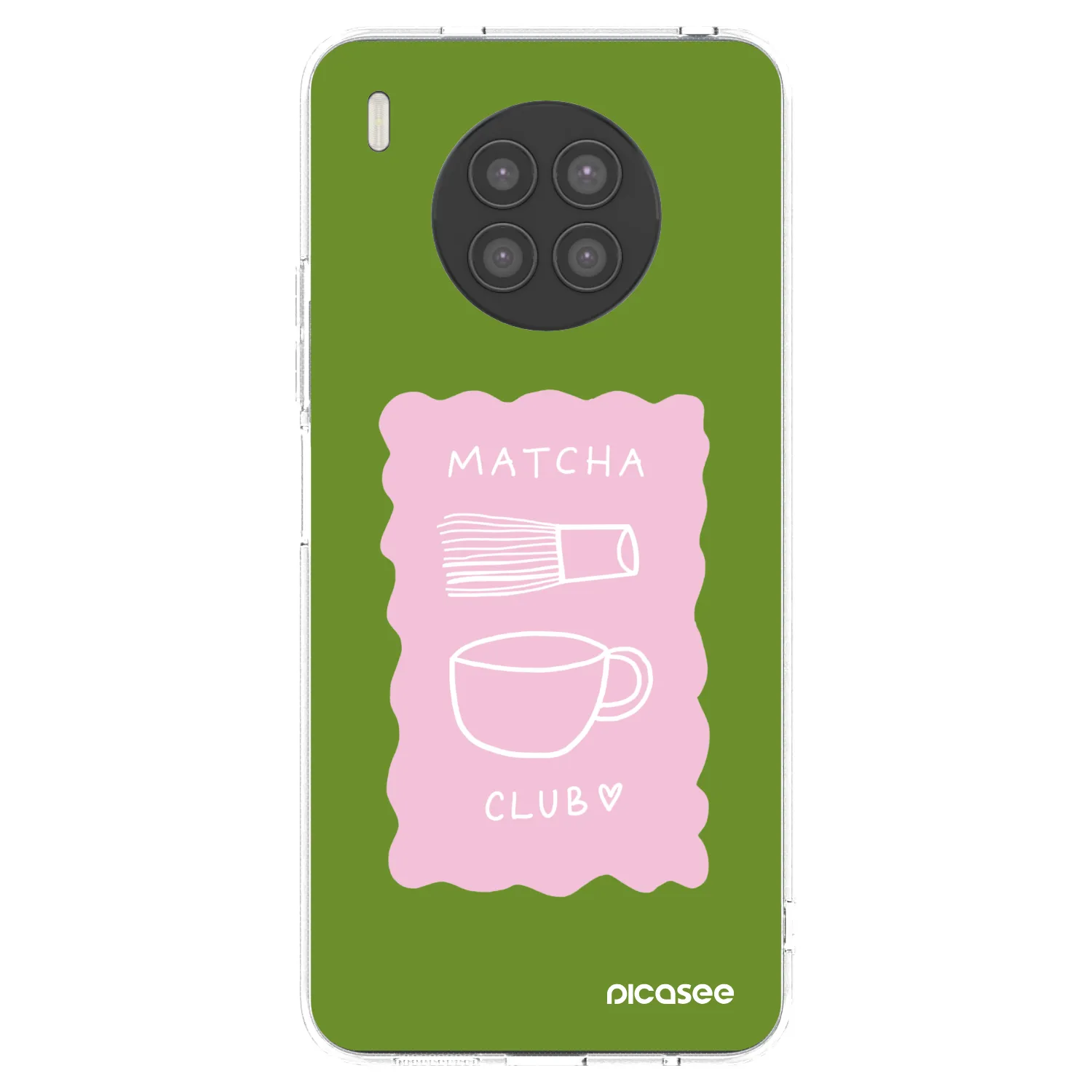 Picasee διαφανής θήκη σιλικόνης Huawei Nova 8i - Matcha club