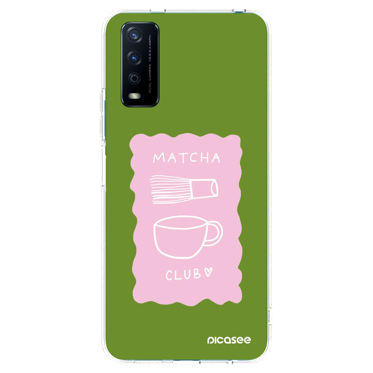 Picasee διαφανής θήκη σιλικόνης Vivo Y11s - Matcha club