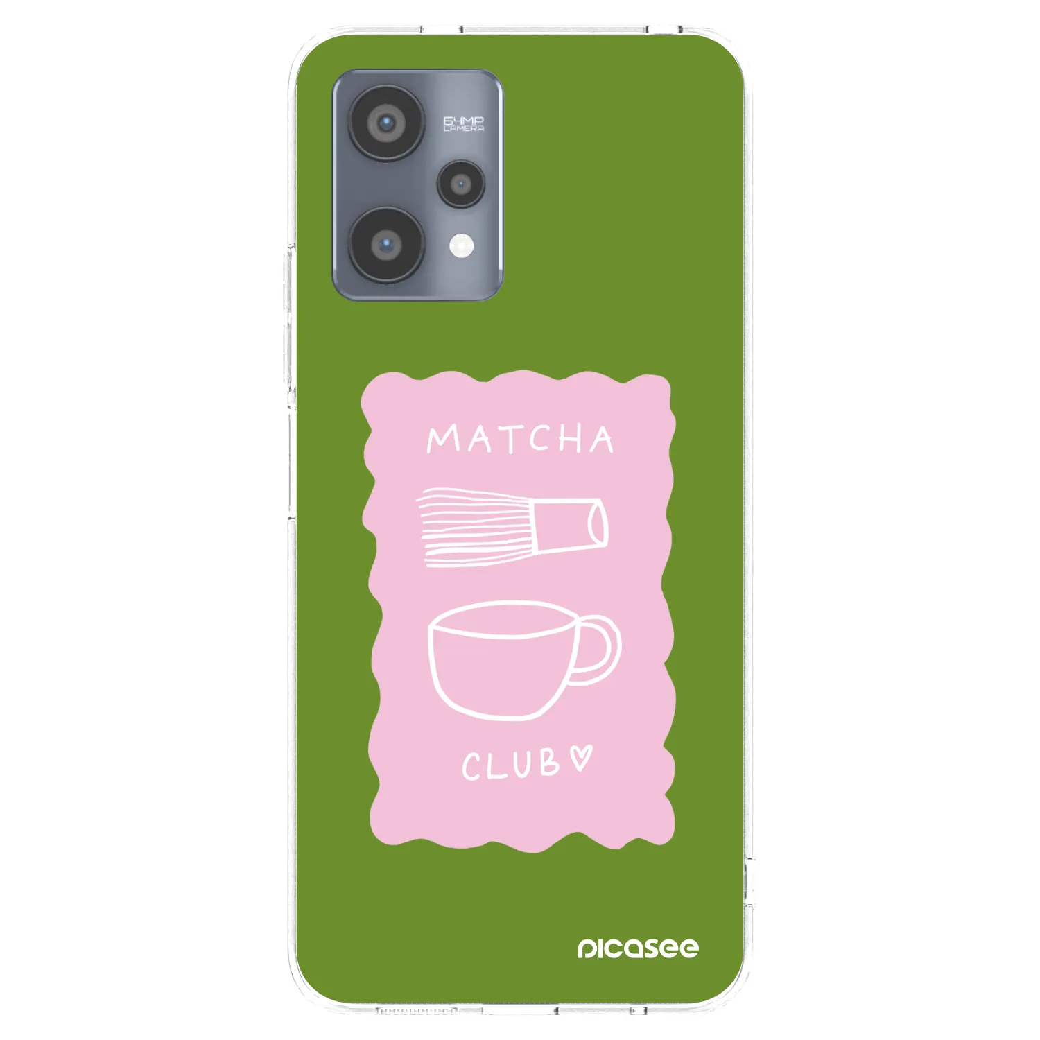 Picasee διαφανής θήκη σιλικόνης Realme 9 Pro 5G - Matcha club