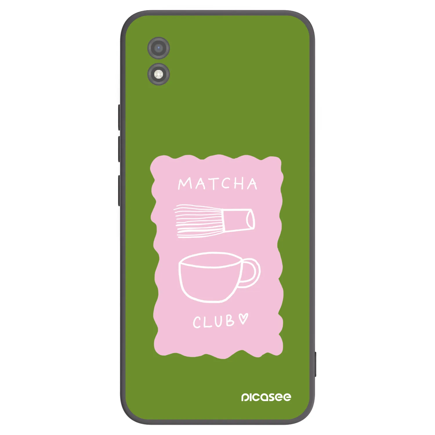 Picasee Μαύρη θήκη σιλικόνης για Realme C11 (2021) - Matcha club