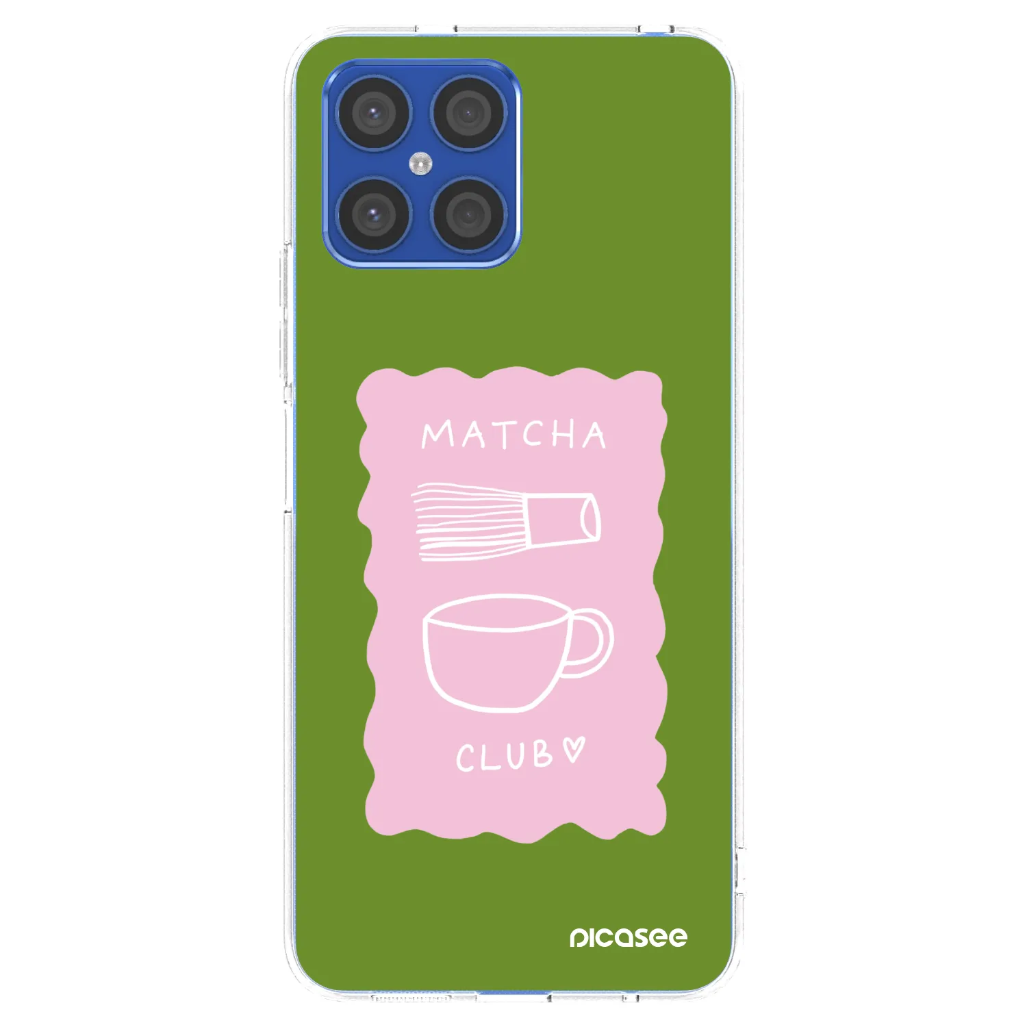Picasee διαφανής θήκη σιλικόνης Honor X8 4G - Matcha club