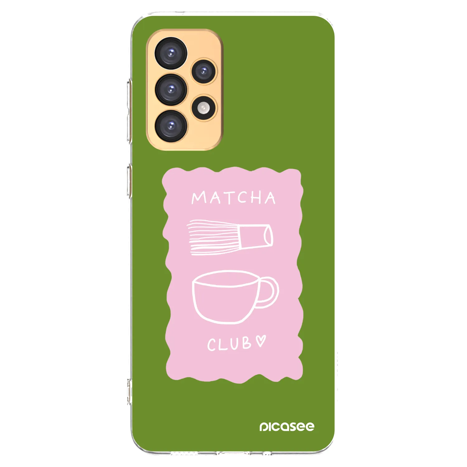 Picasee διαφανής θήκη σιλικόνης Samsung Galaxy A33 5G A336 - Matcha club