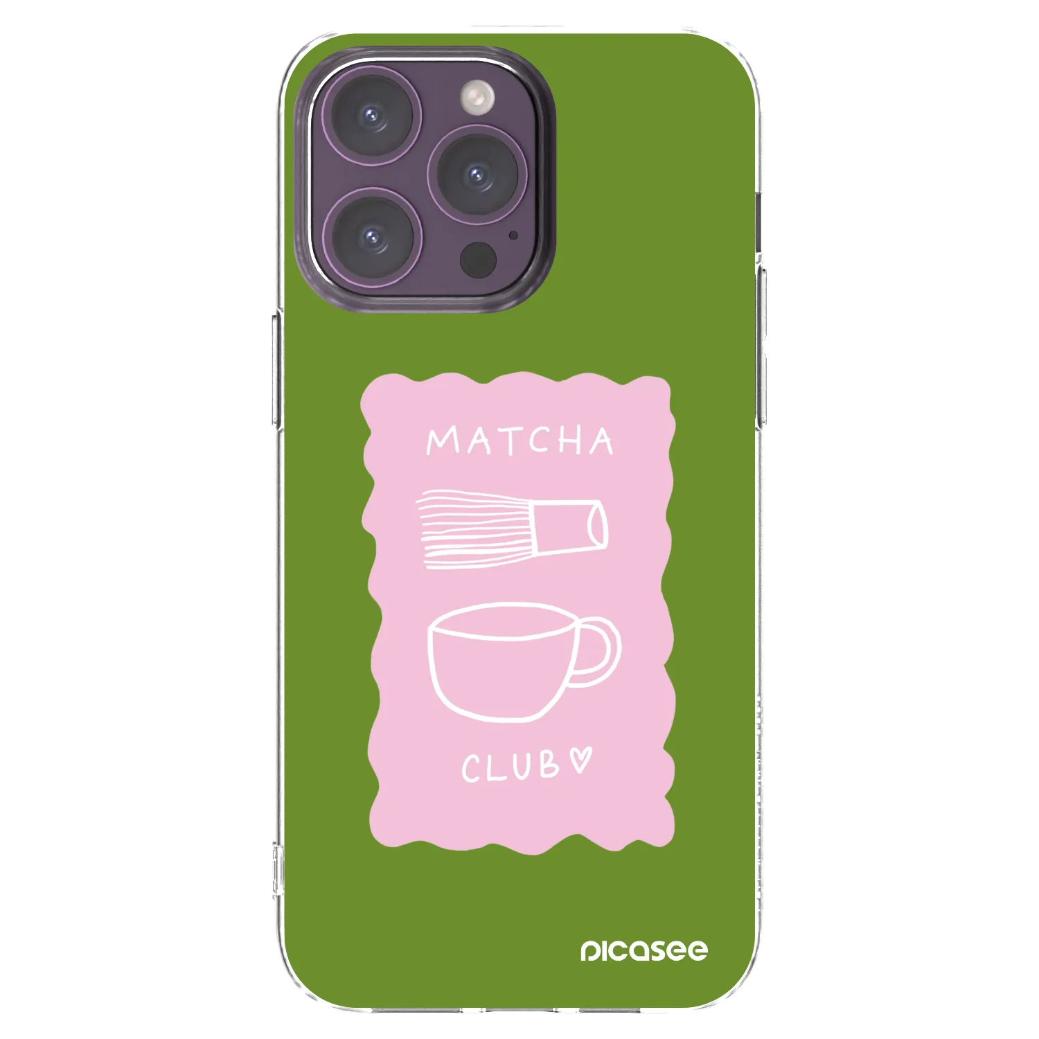 Picasee διαφανής θήκη σιλικόνης Apple iPhone 14 Pro Max - Matcha club