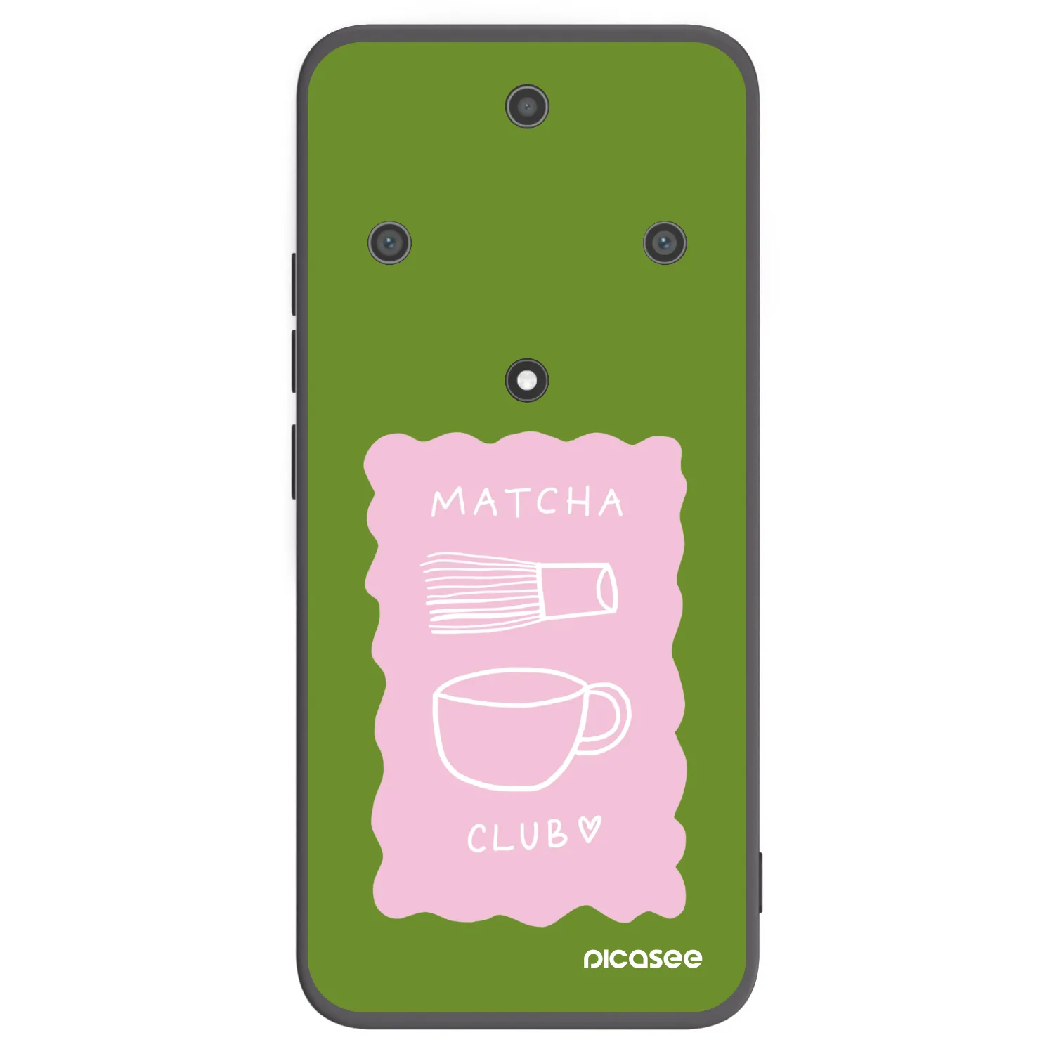 Picasee Μαύρη θήκη σιλικόνης για Honor Magic5 Lite 5G - Matcha club