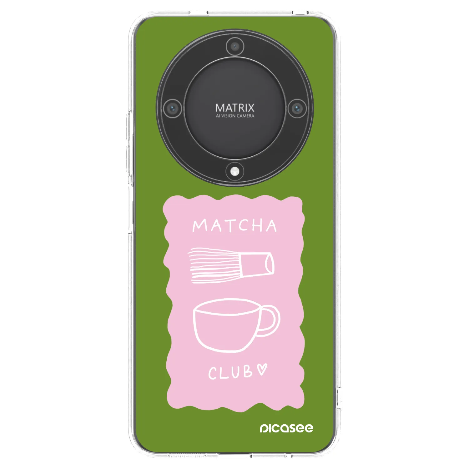 Picasee διαφανής θήκη σιλικόνης Honor Magic5 Lite 5G - Matcha club