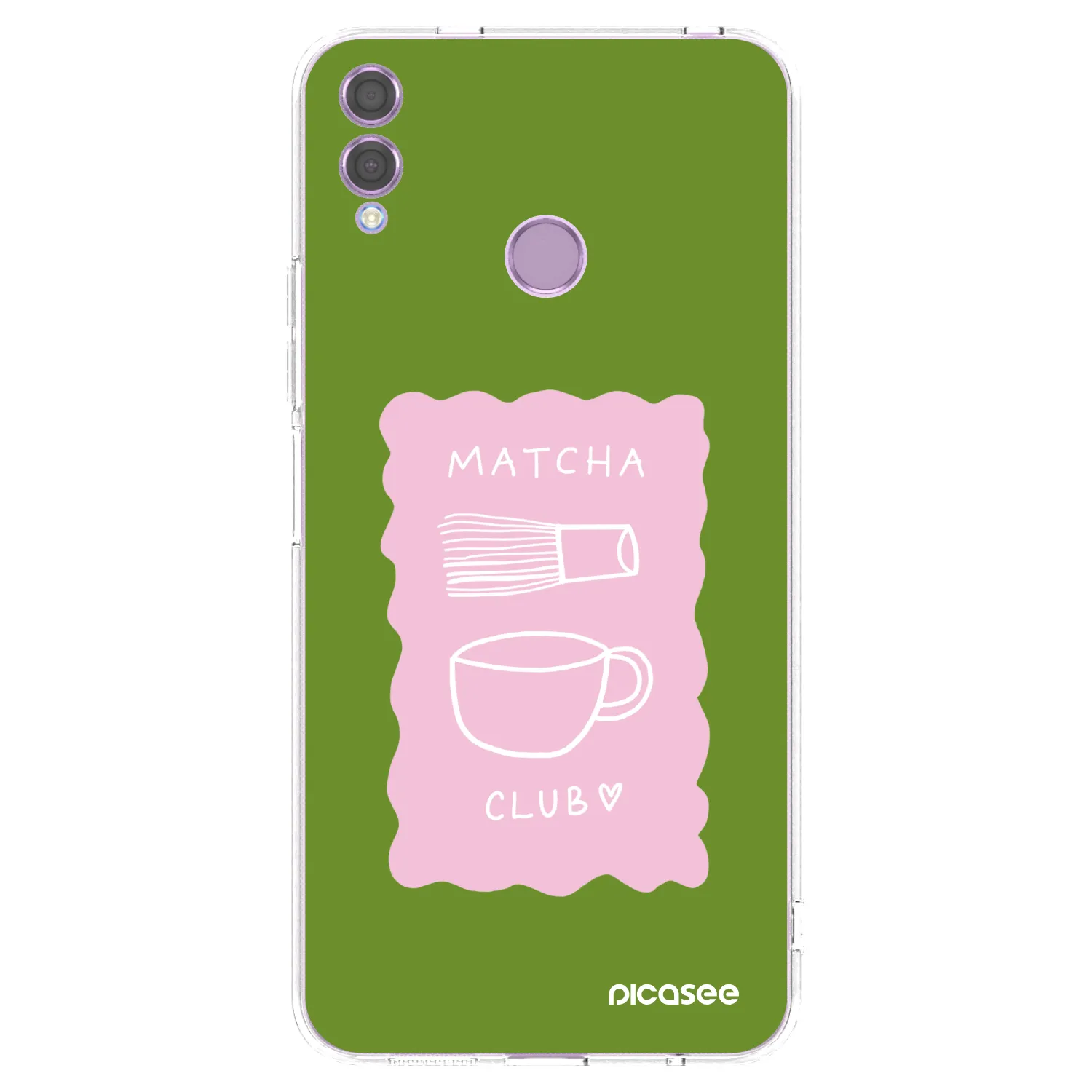 Picasee διαφανής θήκη σιλικόνης Honor 8X - Matcha club