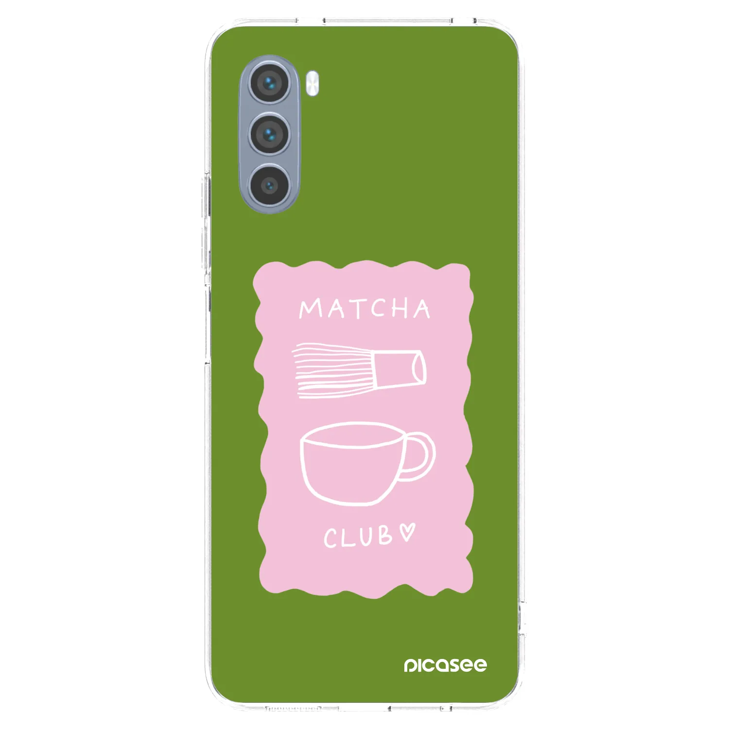 Picasee διαφανής θήκη σιλικόνης Motorola Moto G62 - Matcha club