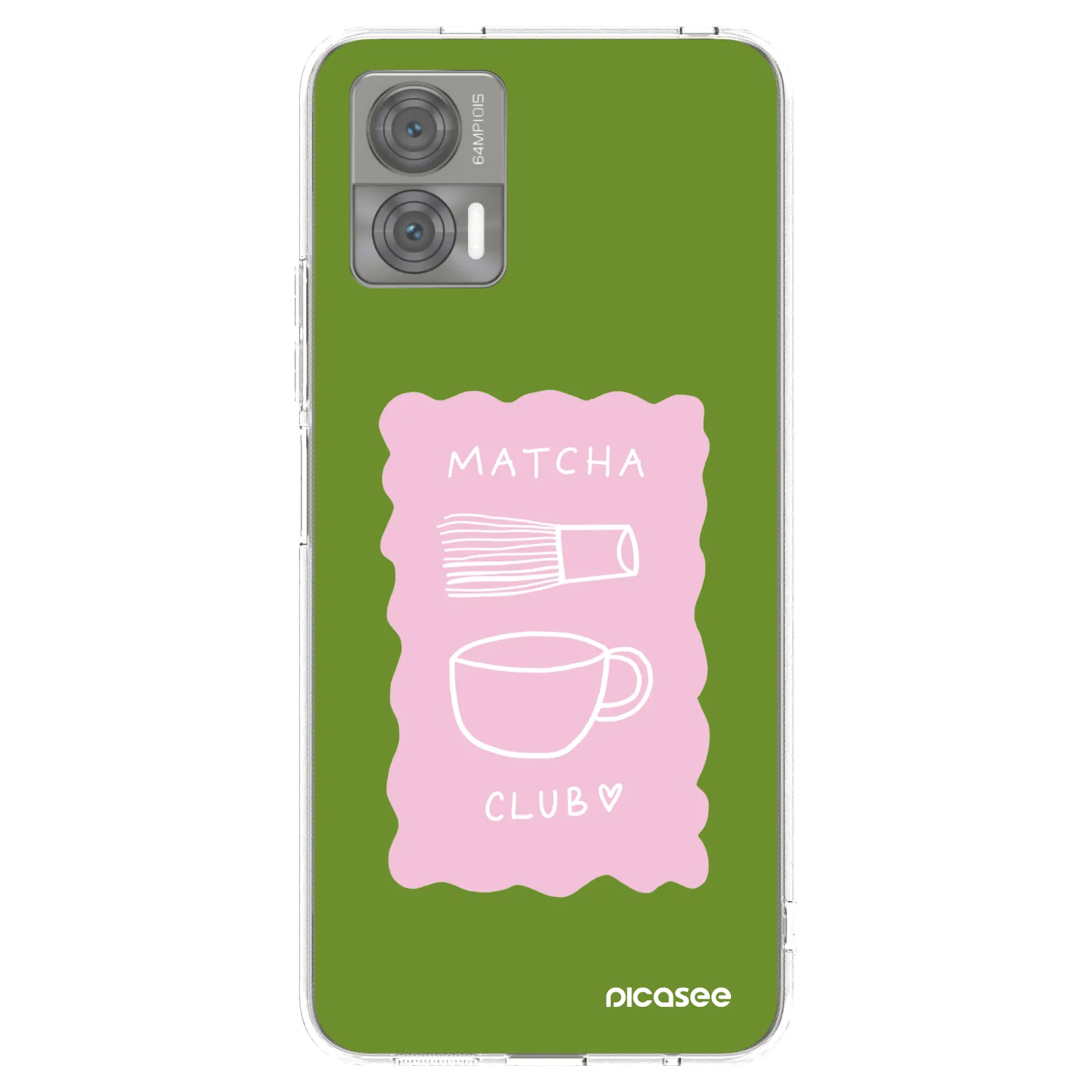 Picasee διαφανής θήκη σιλικόνης Motorola Edge 30 Neo - Matcha club