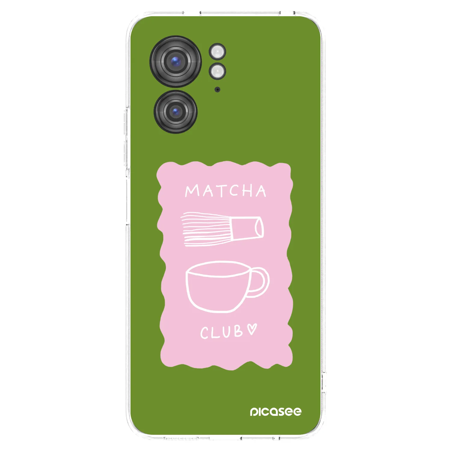 Picasee διαφανής θήκη σιλικόνης Motorola Edge 40 - Matcha club