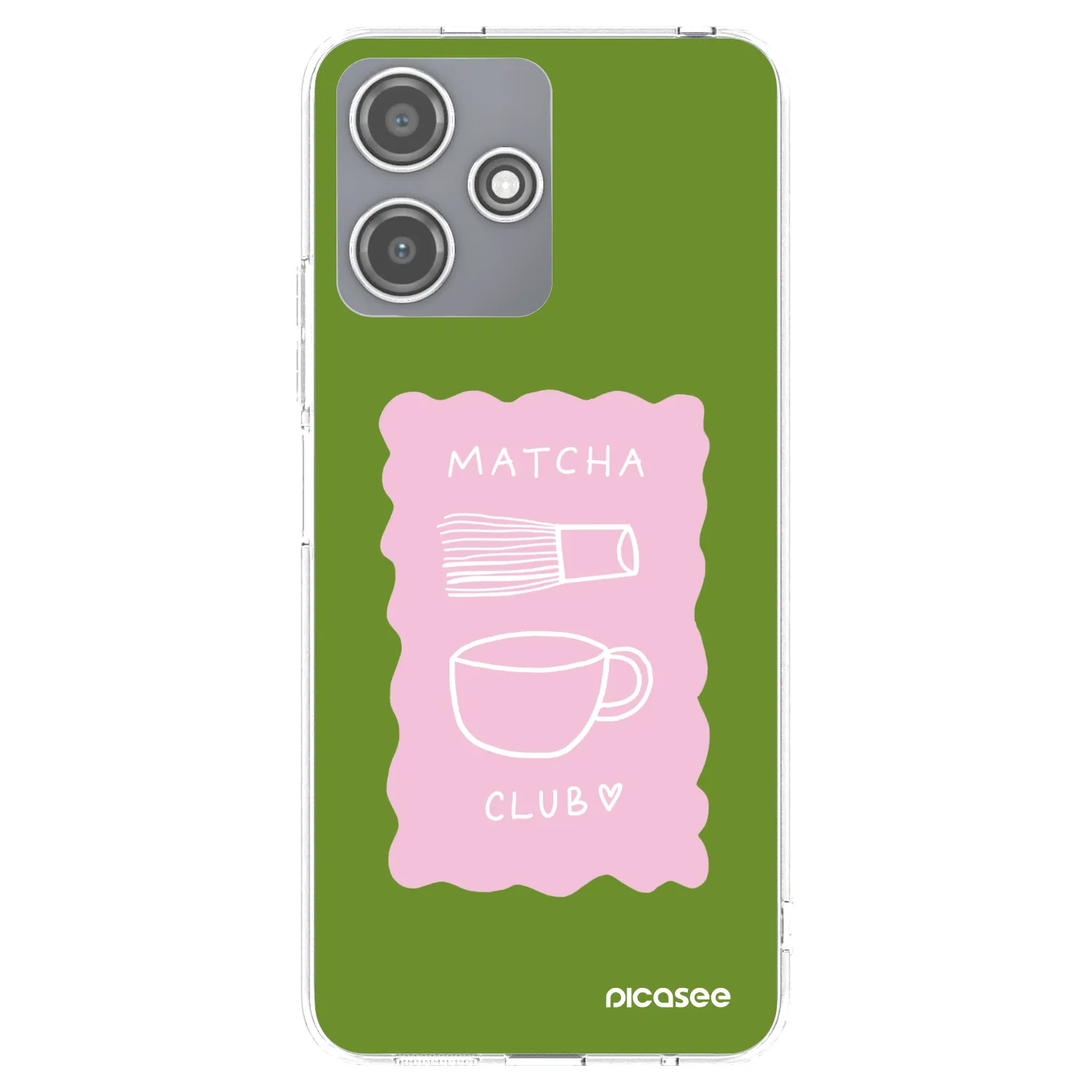 Picasee διαφανής θήκη σιλικόνης Xiaomi Redmi 12 5G - Matcha club