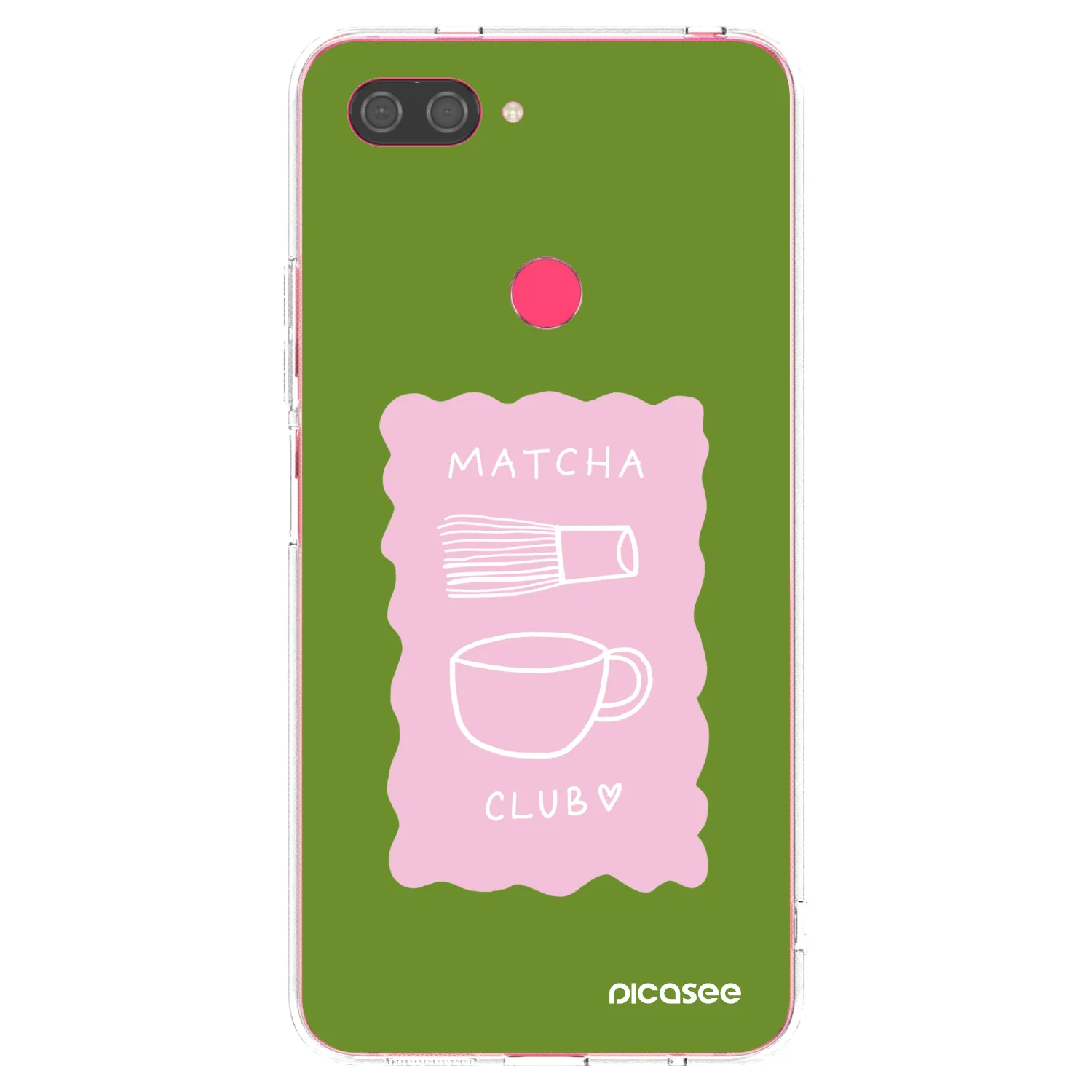 Picasee διαφανής θήκη σιλικόνης Xiaomi Mi 8 Lite - Matcha club