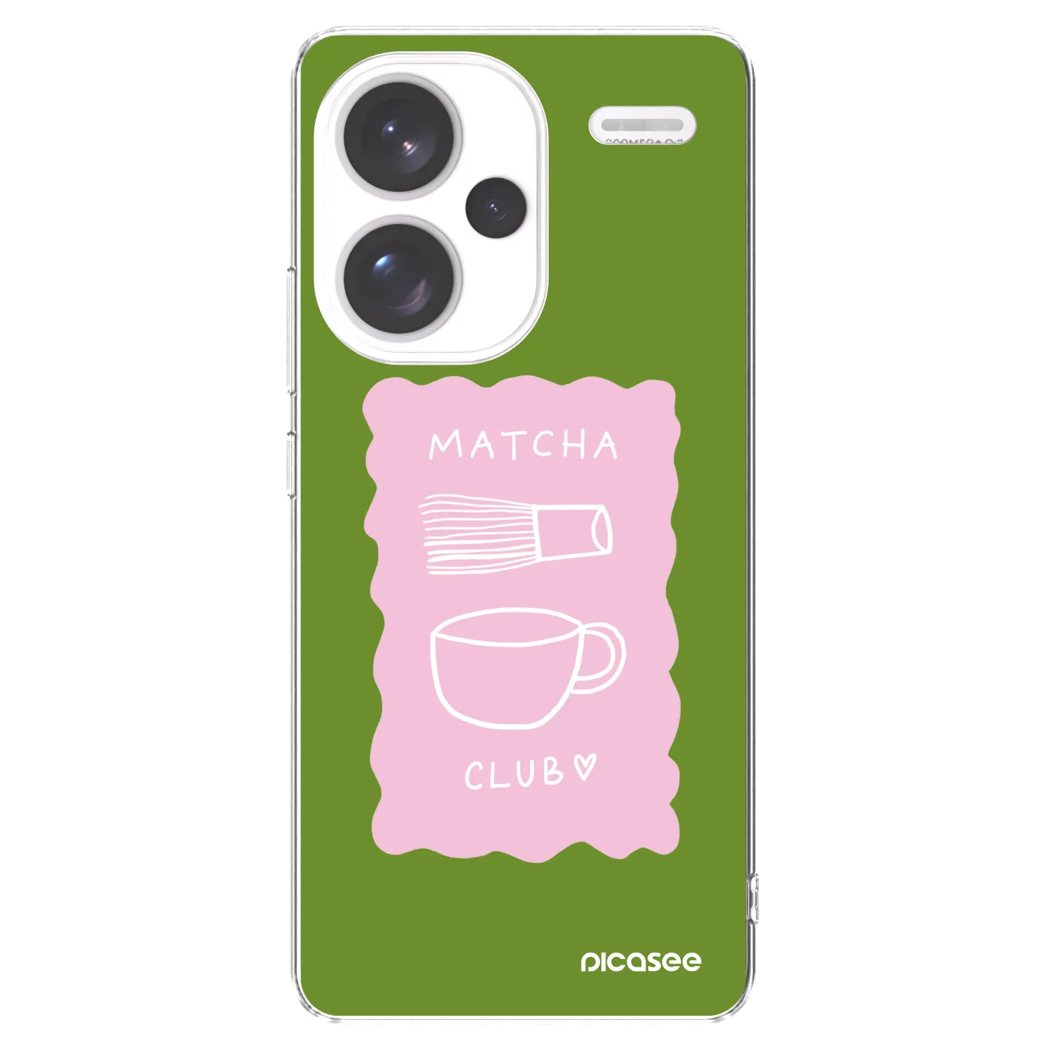 Picasee διαφανής θήκη σιλικόνης Xiaomi Redmi Note 13 Pro+ 5G - Matcha club