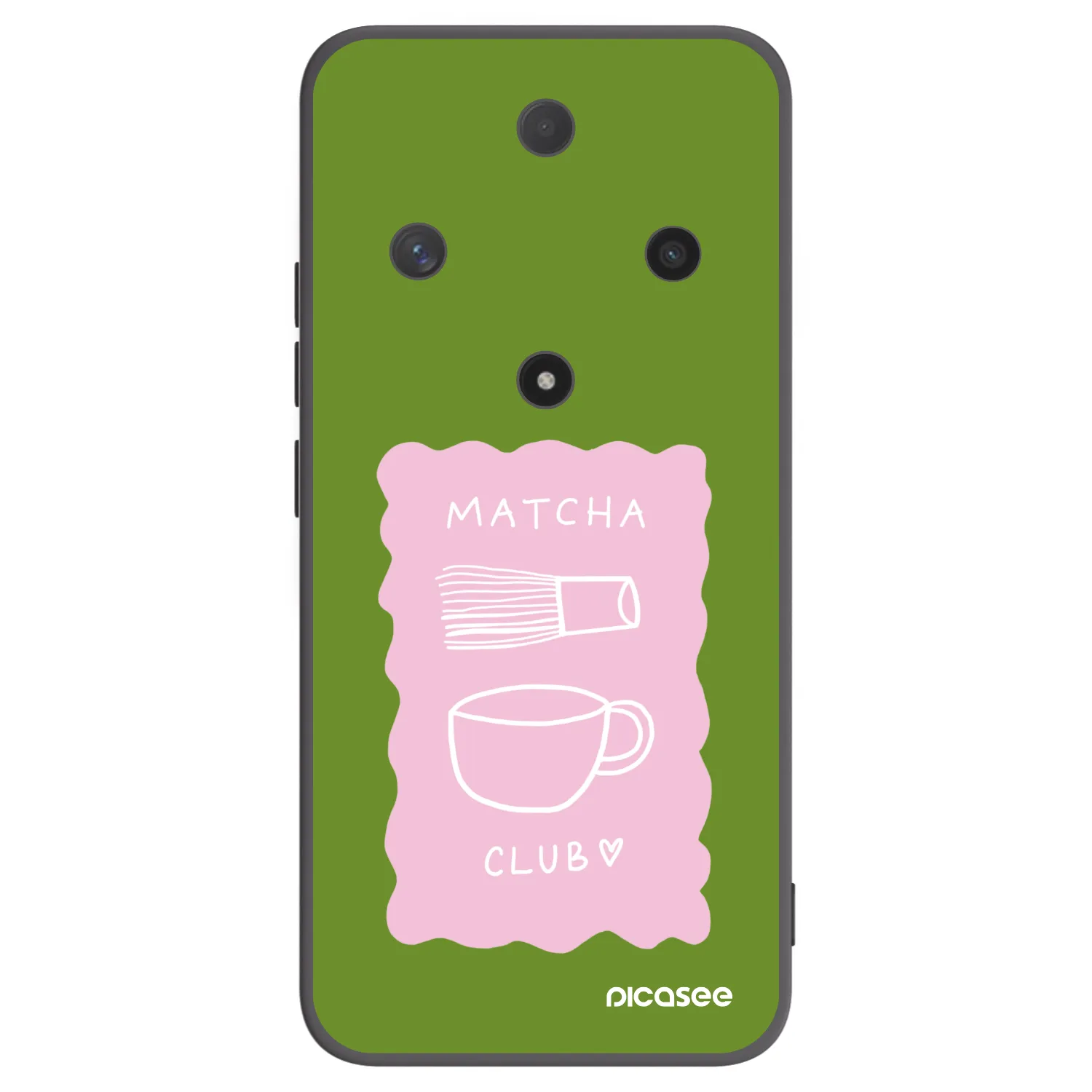 Picasee Μαύρη θήκη σιλικόνης για Honor Magic6 Lite 5G - Matcha club