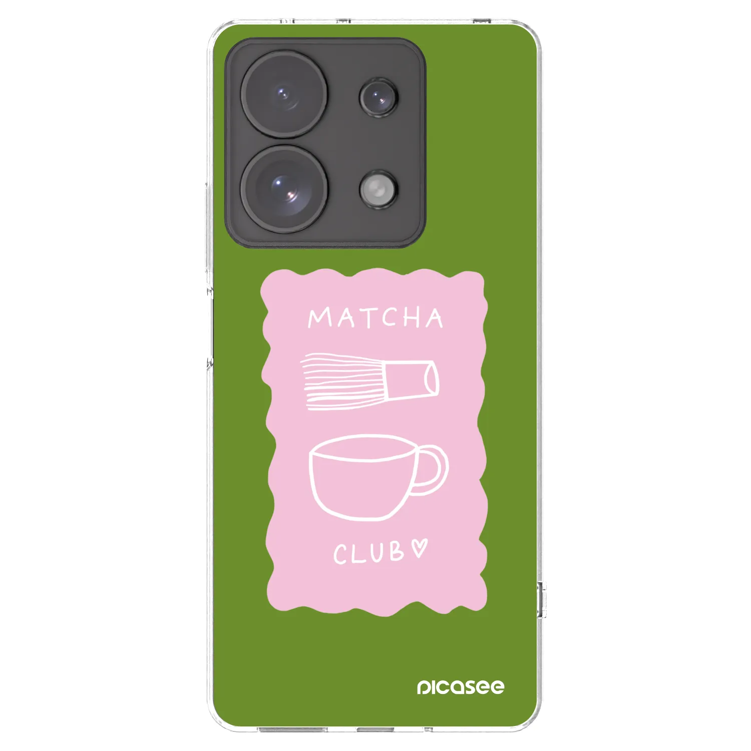 Picasee διαφανής θήκη σιλικόνης Xiaomi Redmi Note 13 Pro 4G - Matcha club