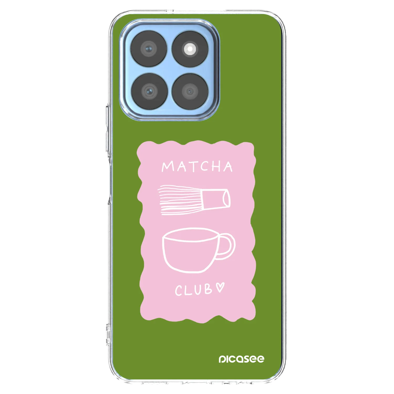 Picasee διαφανής θήκη σιλικόνης Honor X8b - Matcha club