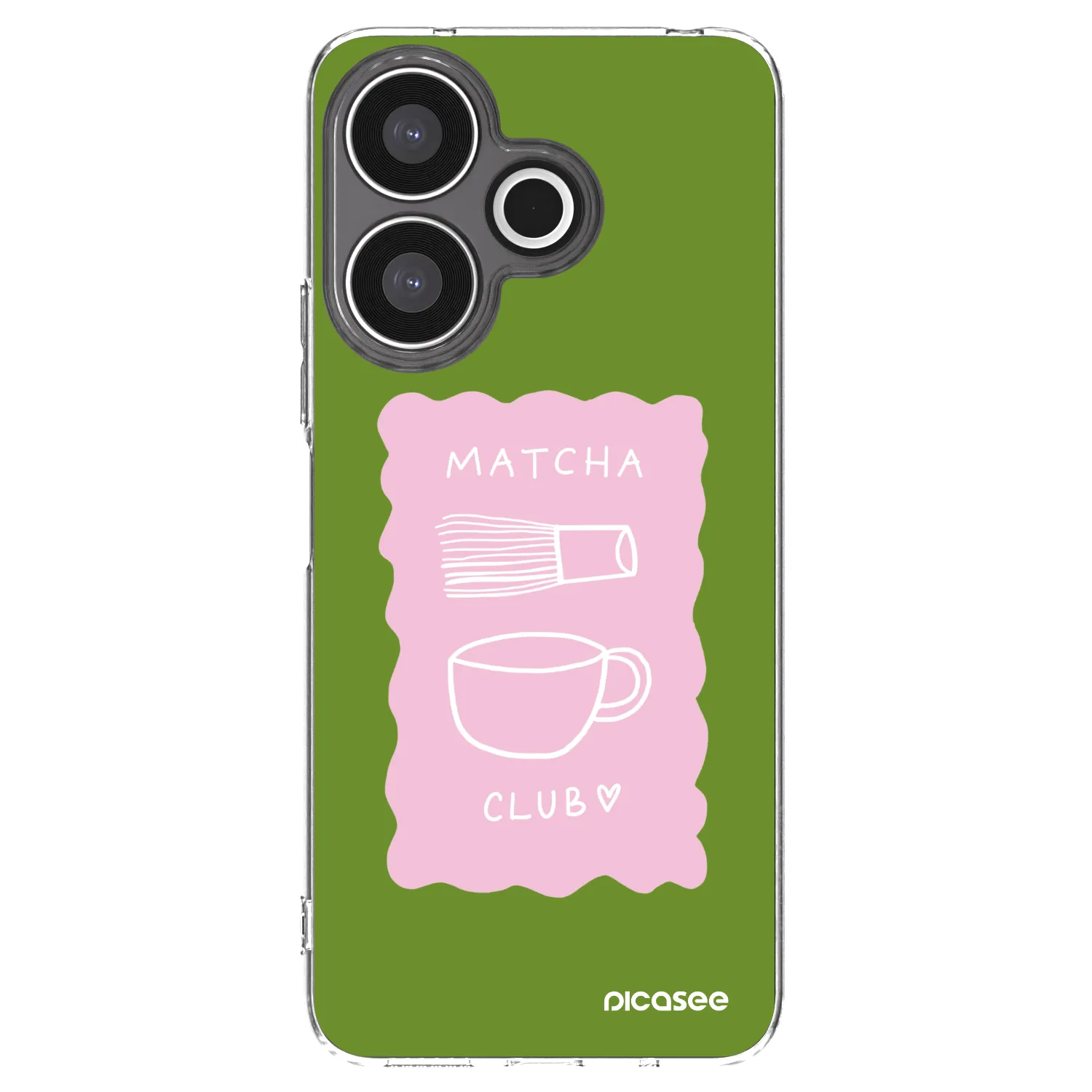 Picasee διαφανής θήκη σιλικόνης Xiaomi Redmi 13 4G - Matcha club