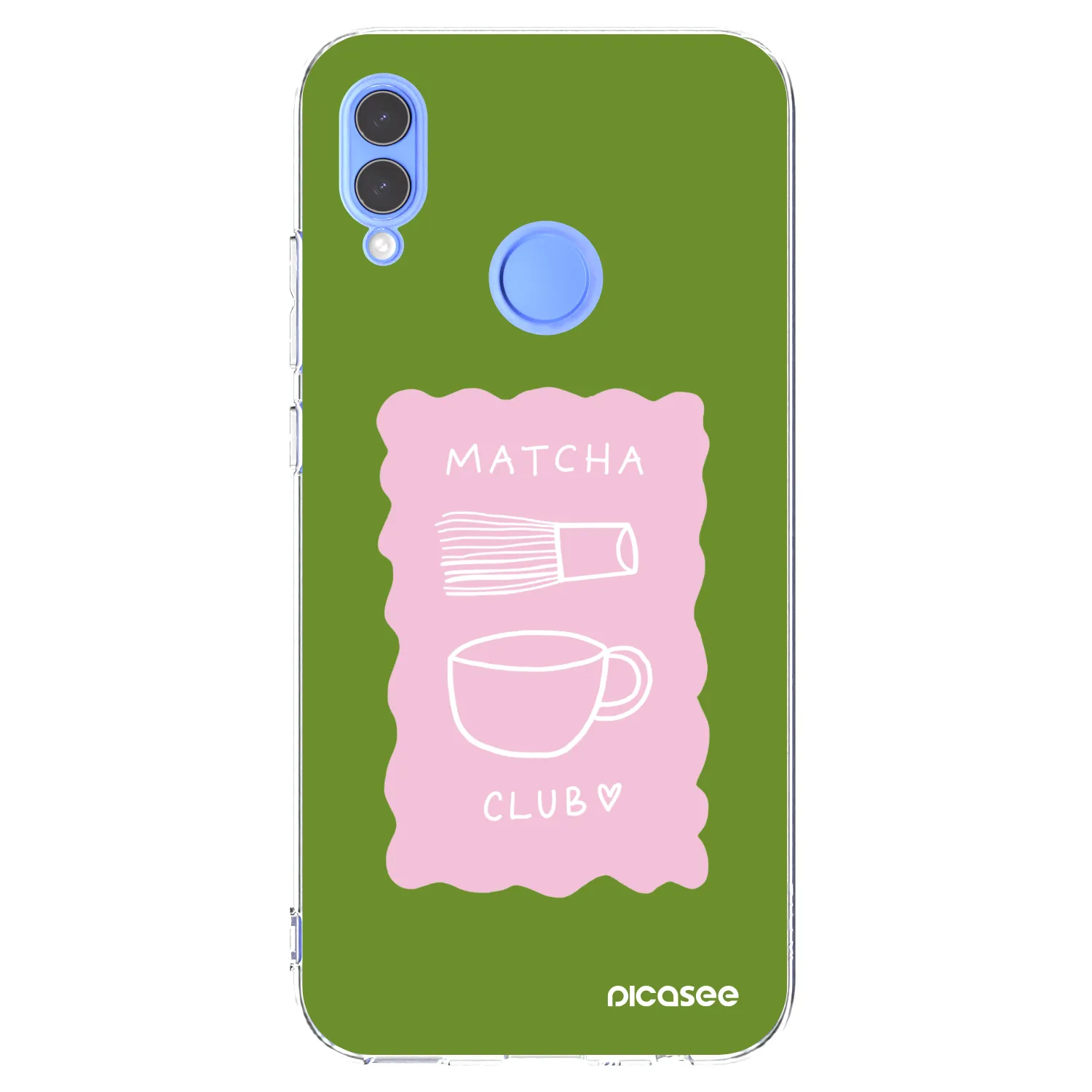 Picasee διαφανής θήκη σιλικόνης Honor 10 Lite - Matcha club