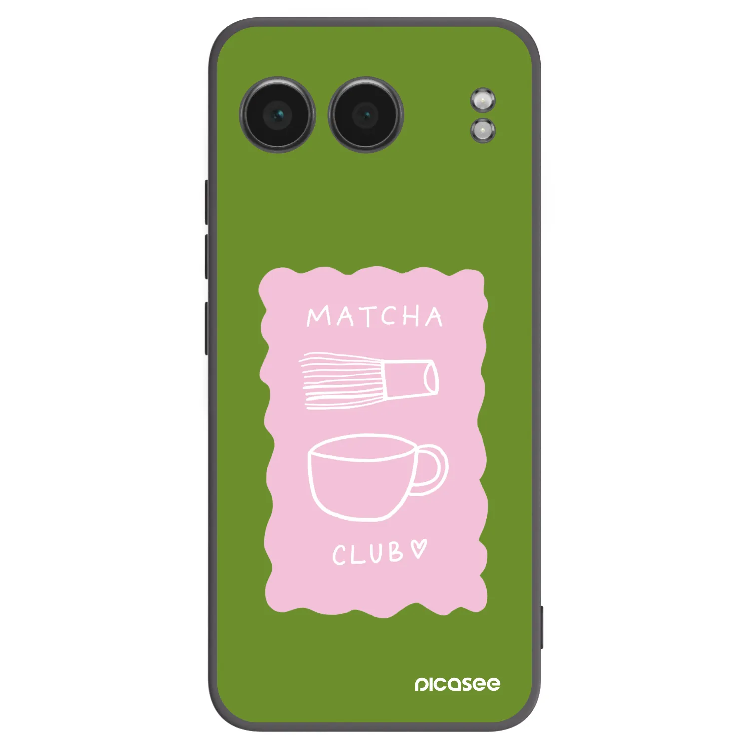 Picasee Μαύρη θήκη σιλικόνης για OnePlus Nord 4 - Matcha club