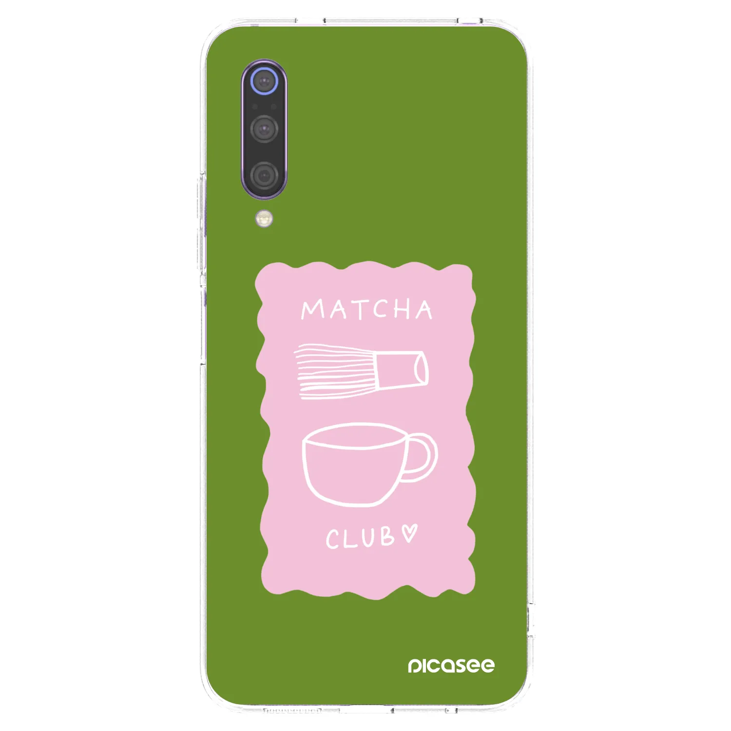 Picasee διαφανής θήκη σιλικόνης Xiaomi Mi 9 - Matcha club