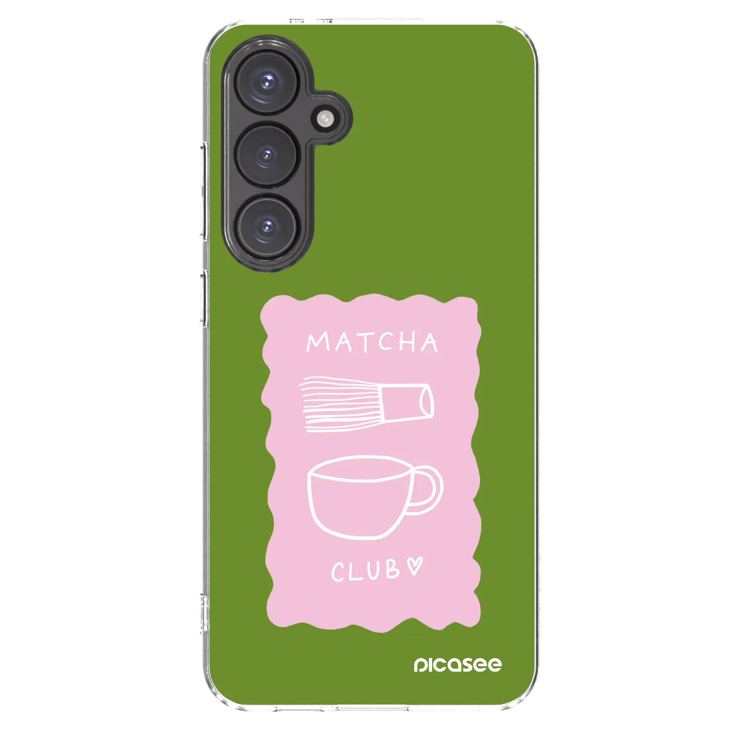 Picasee διαφανής θήκη σιλικόνης Samsung Galaxy S24 FE S721B - Matcha club