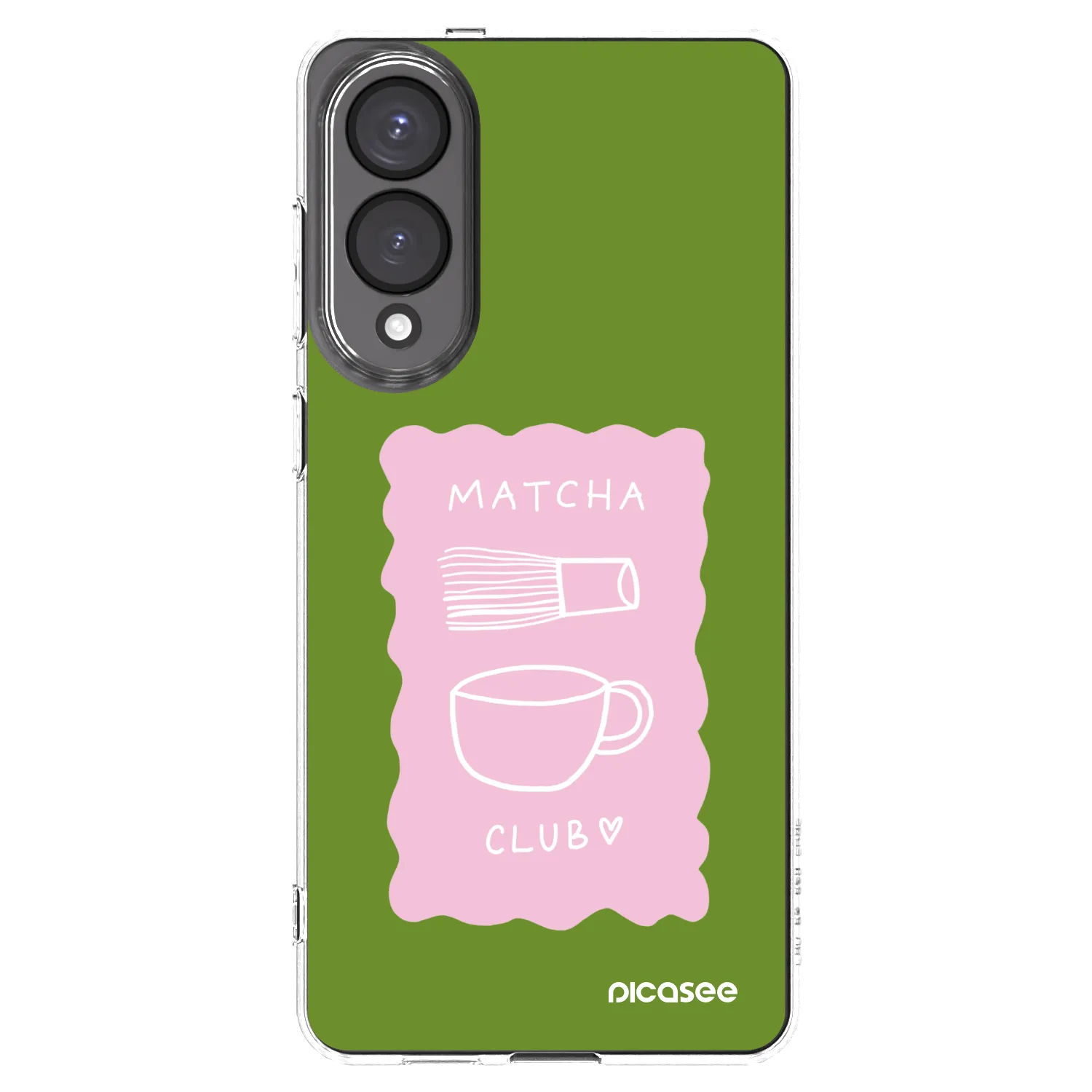 Picasee διαφανής θήκη σιλικόνης Samsung Galaxy S25 Edge 5G - Matcha club