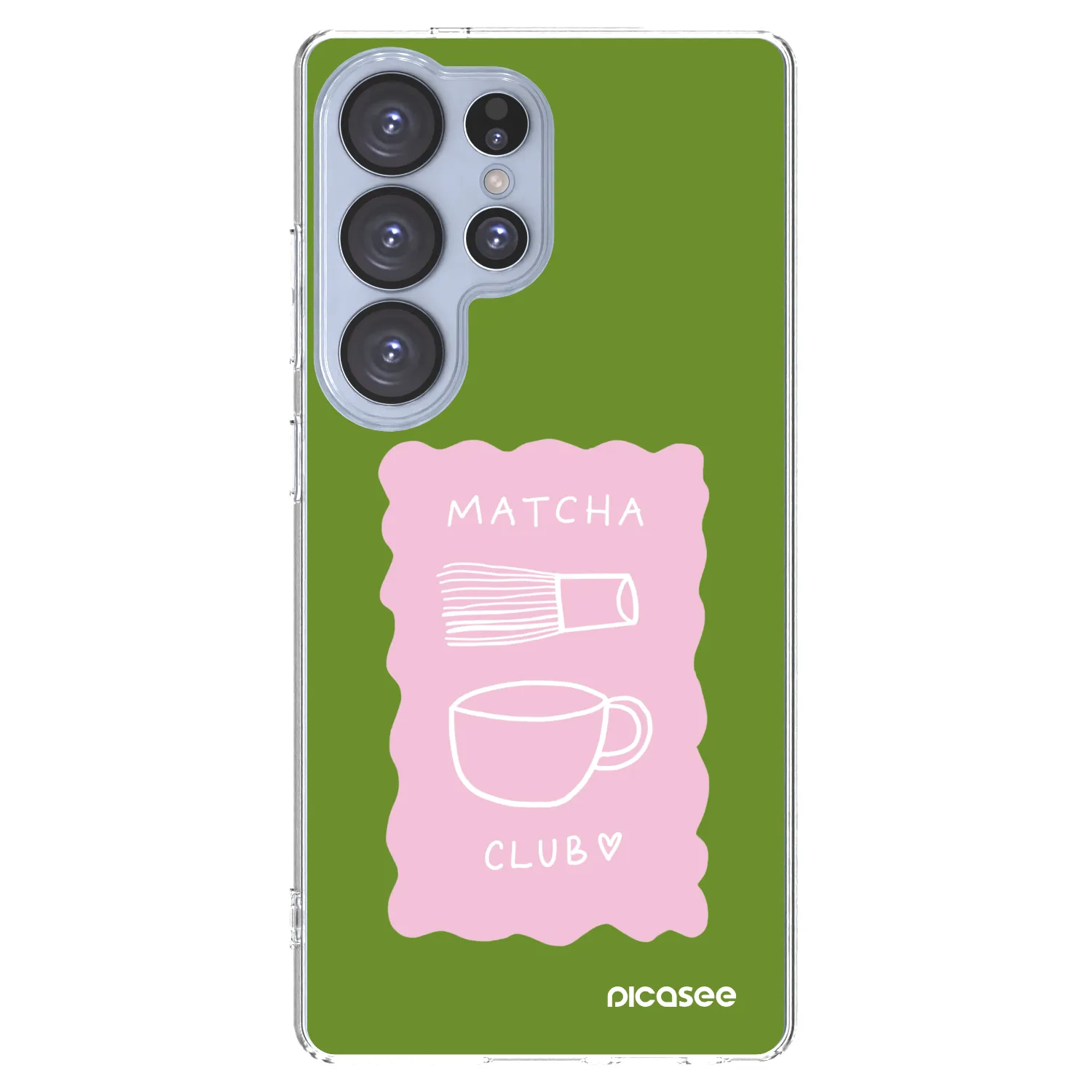 Picasee διαφανής θήκη σιλικόνης Samsung Galaxy S25 Ultra 5G - Matcha club