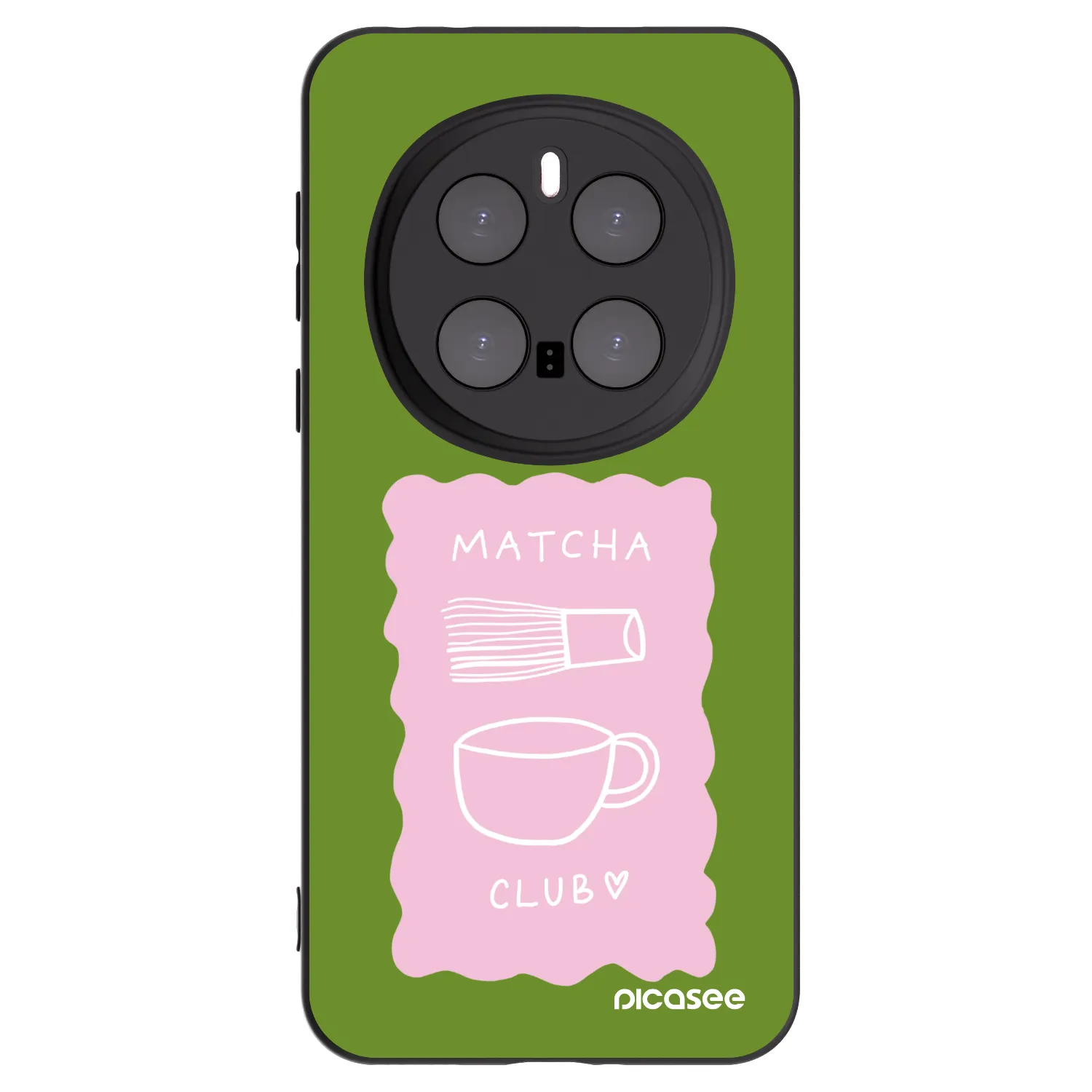 Picasee Μαύρη θήκη σιλικόνης για Honor Magic7 Pro 5G - Matcha club