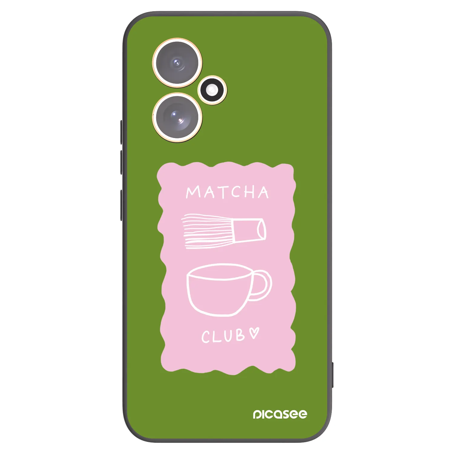 Picasee Μαύρη θήκη σιλικόνης για Honor 400 5G - Matcha club