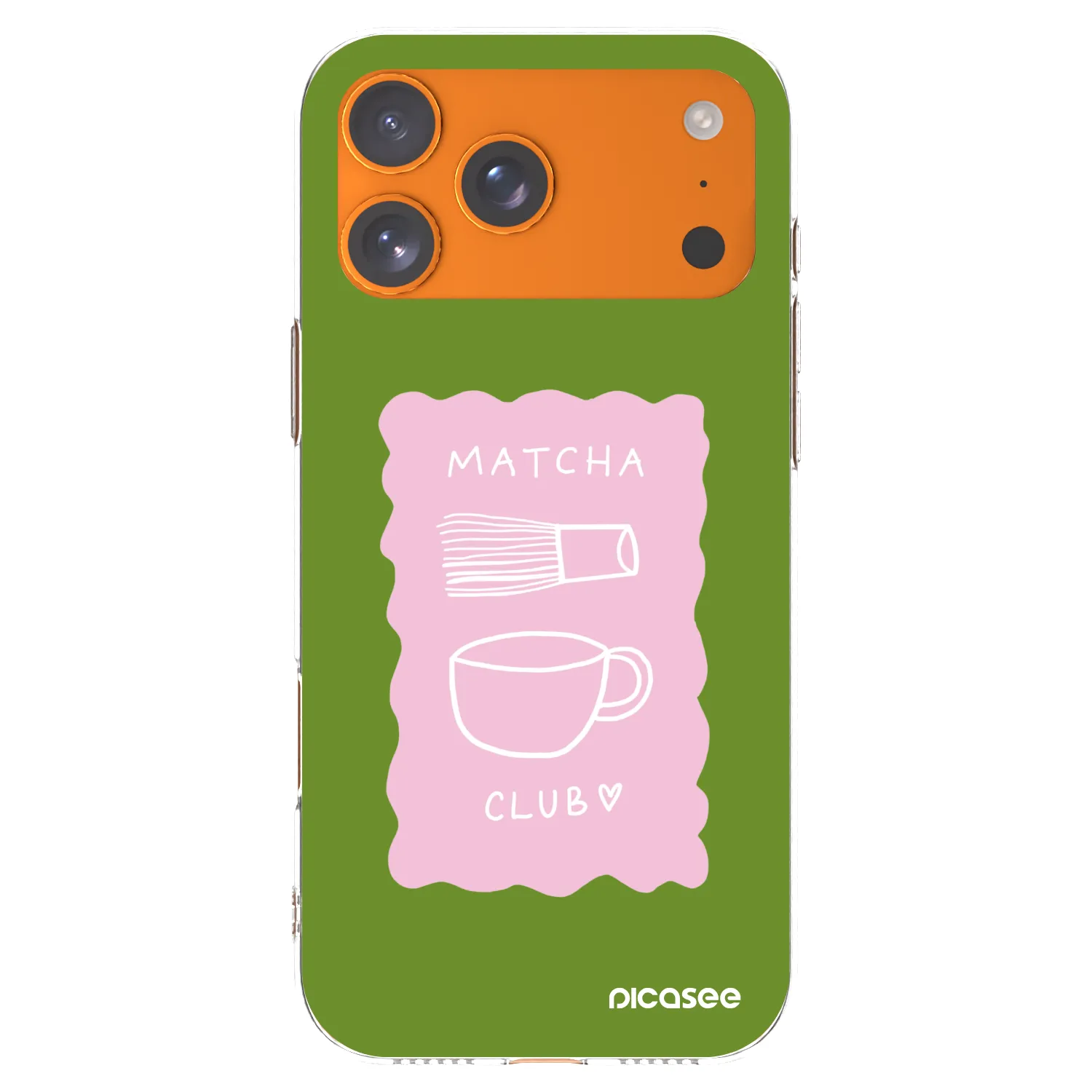 Picasee διαφανής θήκη σιλικόνης Apple iPhone 17 Pro Max - Matcha club
