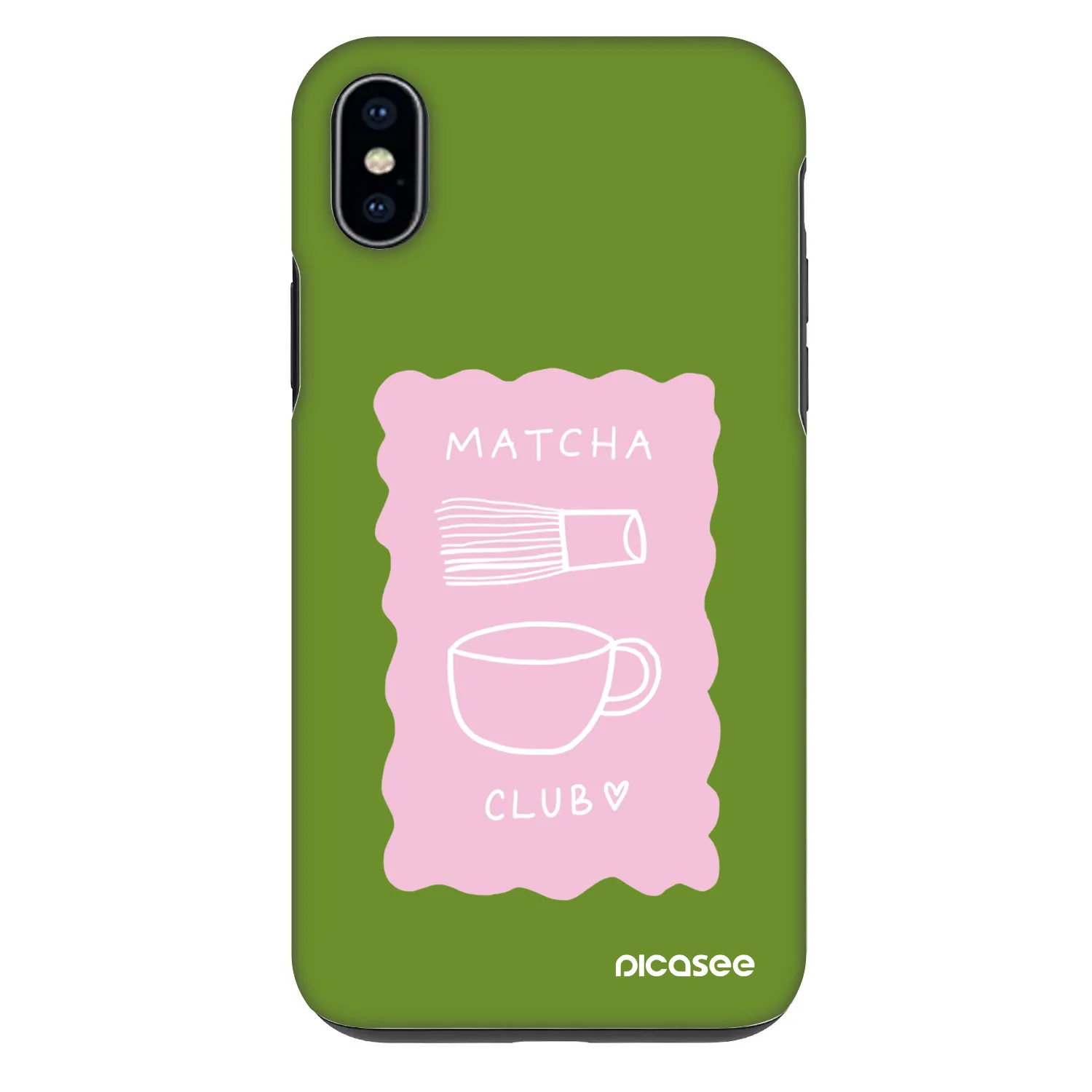 Picasee Fashion Case για Apple iPhone XS Max - Matcha club