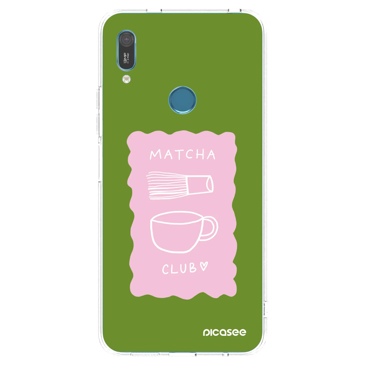 Picasee διαφανής θήκη σιλικόνης Huawei Y6 2019 - Matcha club