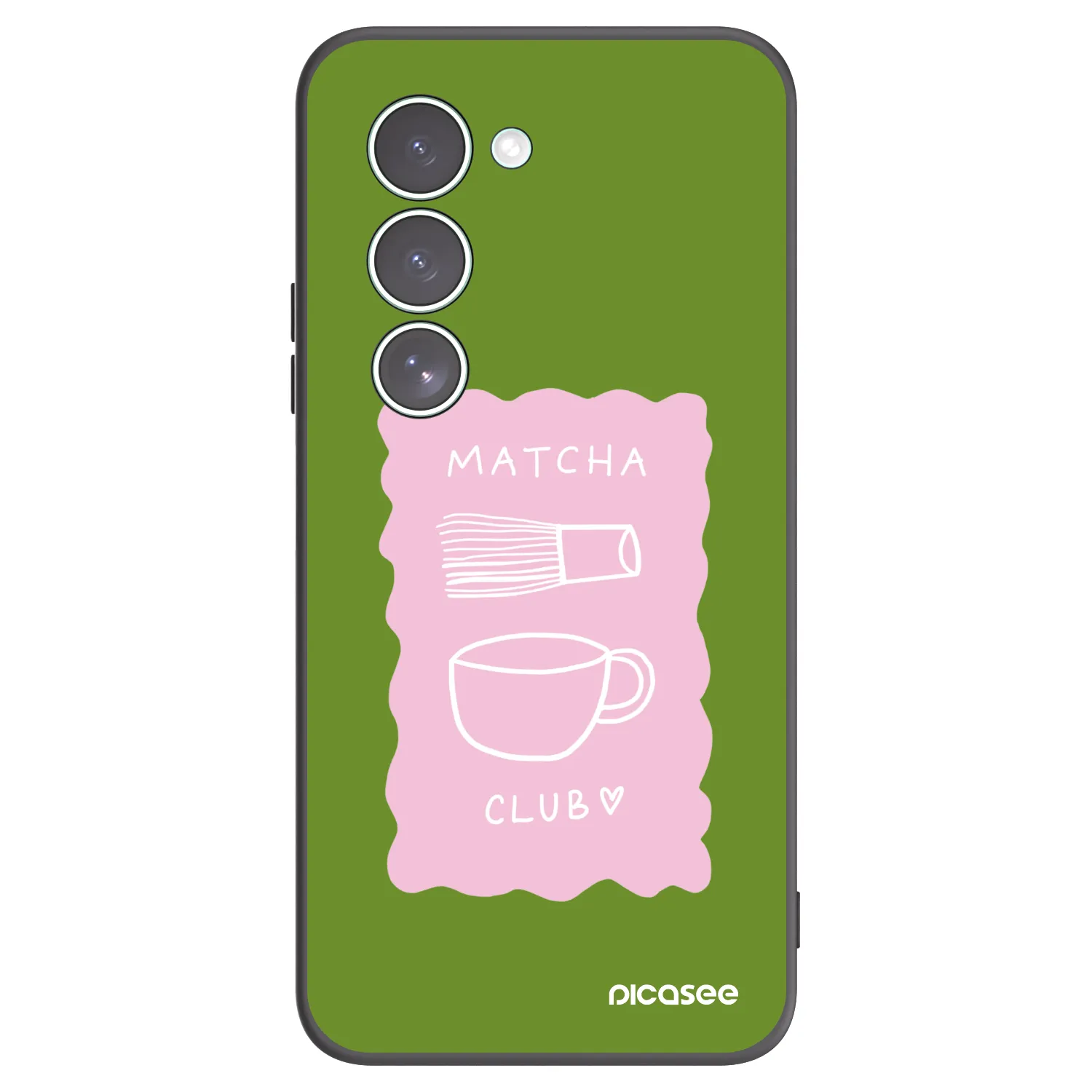 Picasee Μαύρη θήκη σιλικόνης για Xiaomi Redmi 15 5G - Matcha club