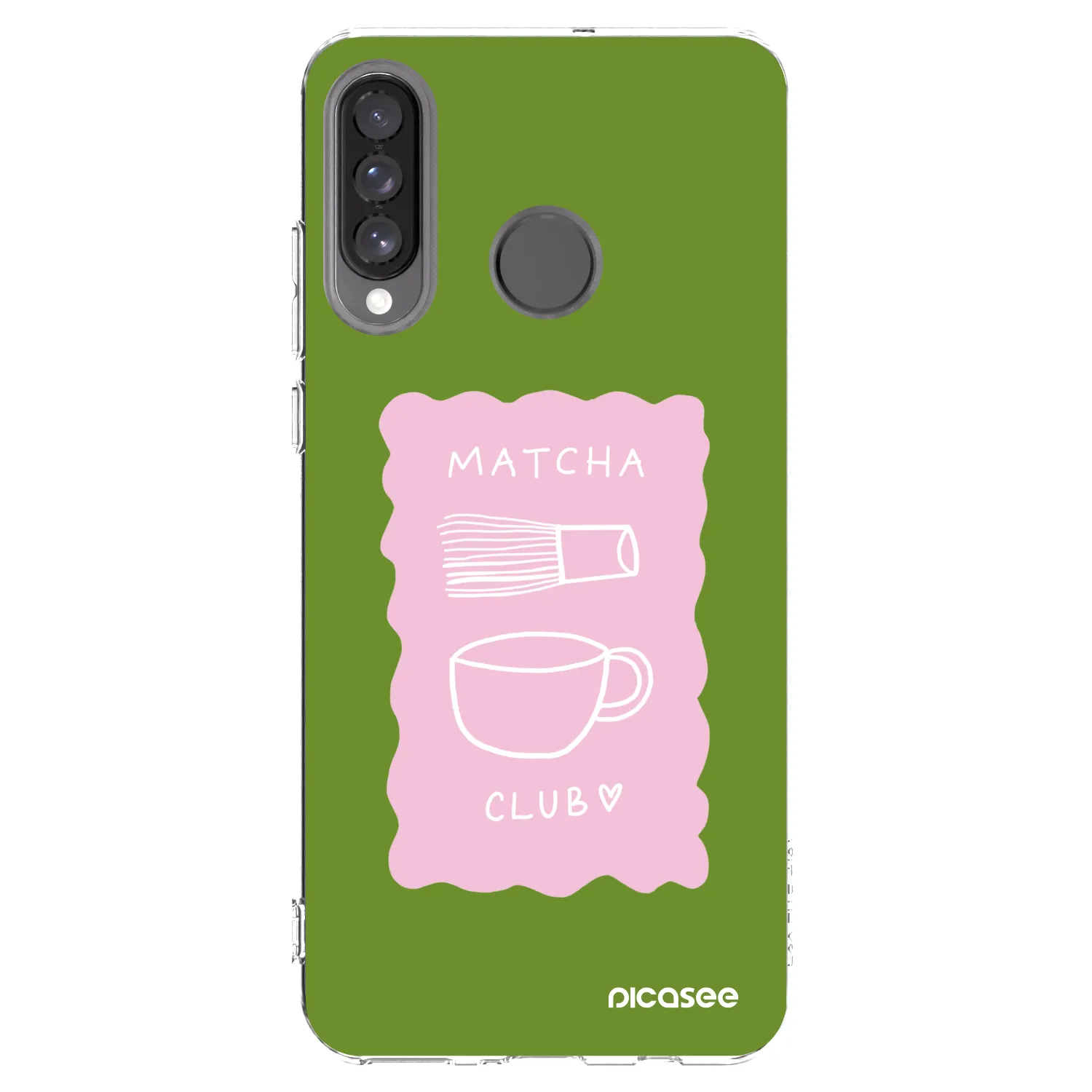 Picasee διαφανής θήκη σιλικόνης Huawei P30 Lite - Matcha club