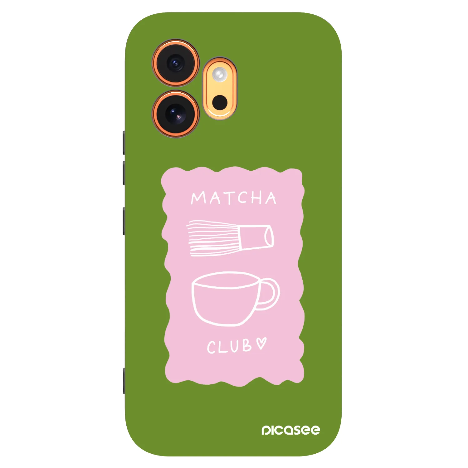 Picasee Μαύρη θήκη σιλικόνης για Honor 600 - Matcha club