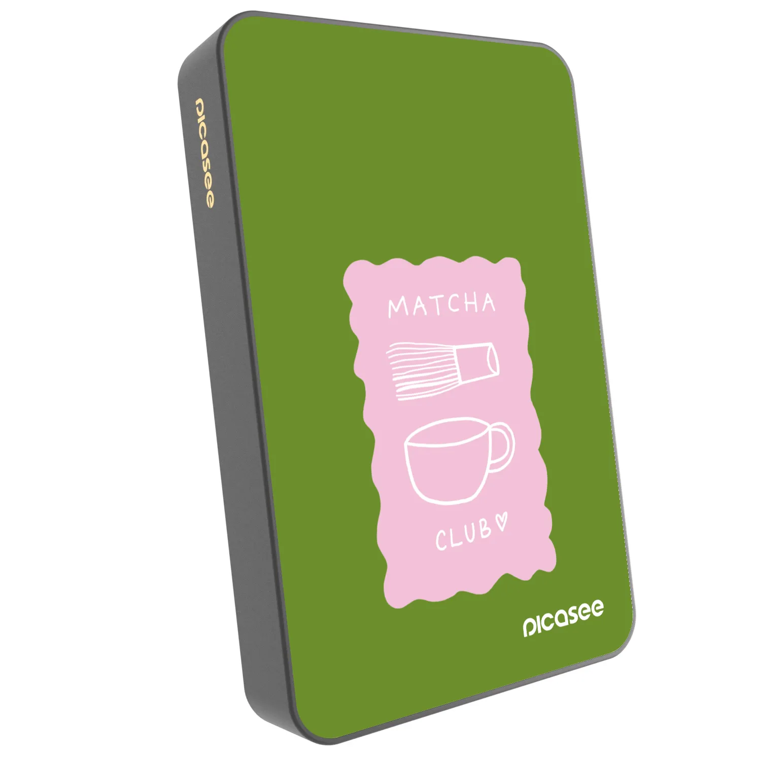 Picasee Powerbank με MagSafe 10 000 mAh Γκρί - Matcha club