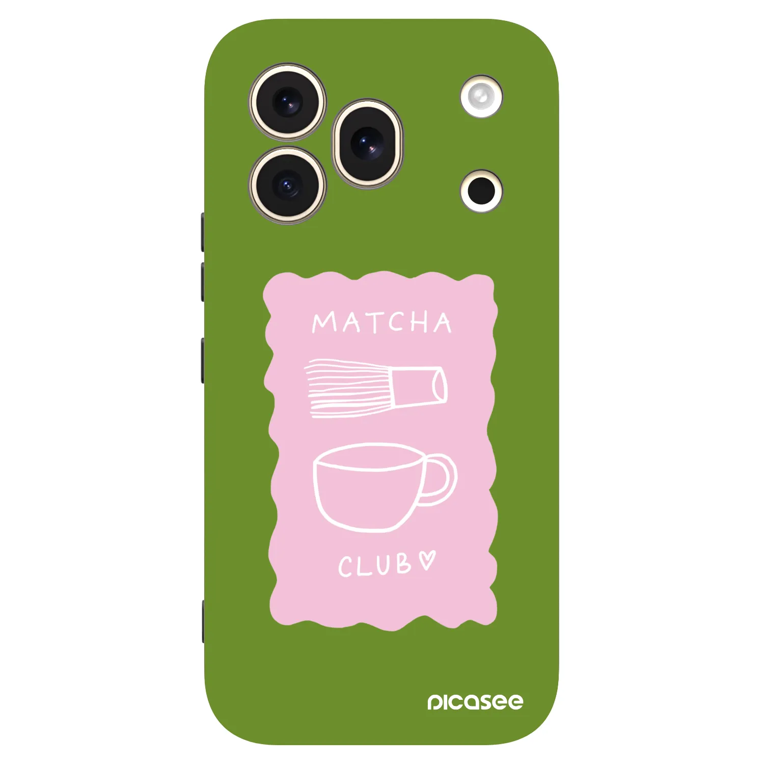 Picasee Μαύρη θήκη σιλικόνης για Honor 600 Pro - Matcha club