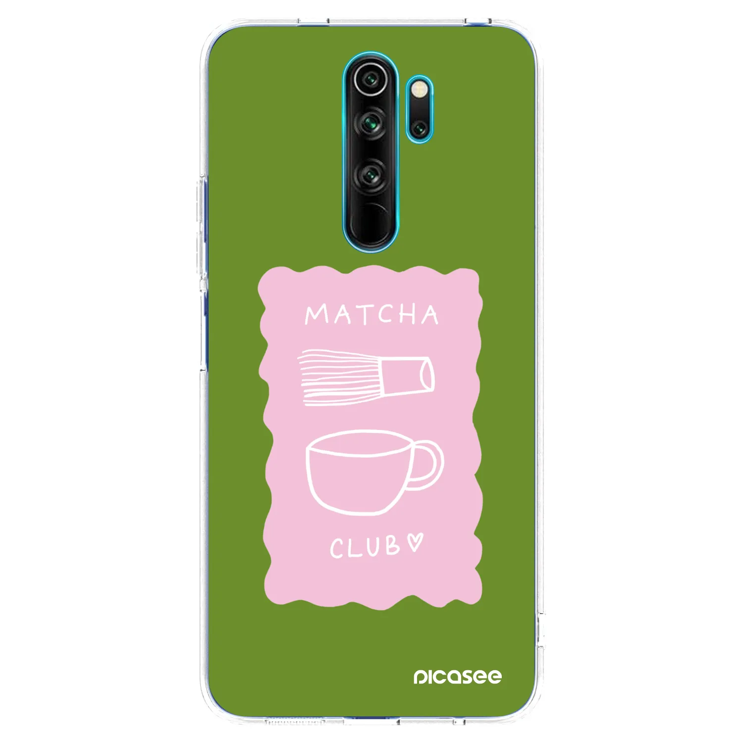 Picasee διαφανής θήκη σιλικόνης Xiaomi Redmi Note 8 Pro - Matcha club