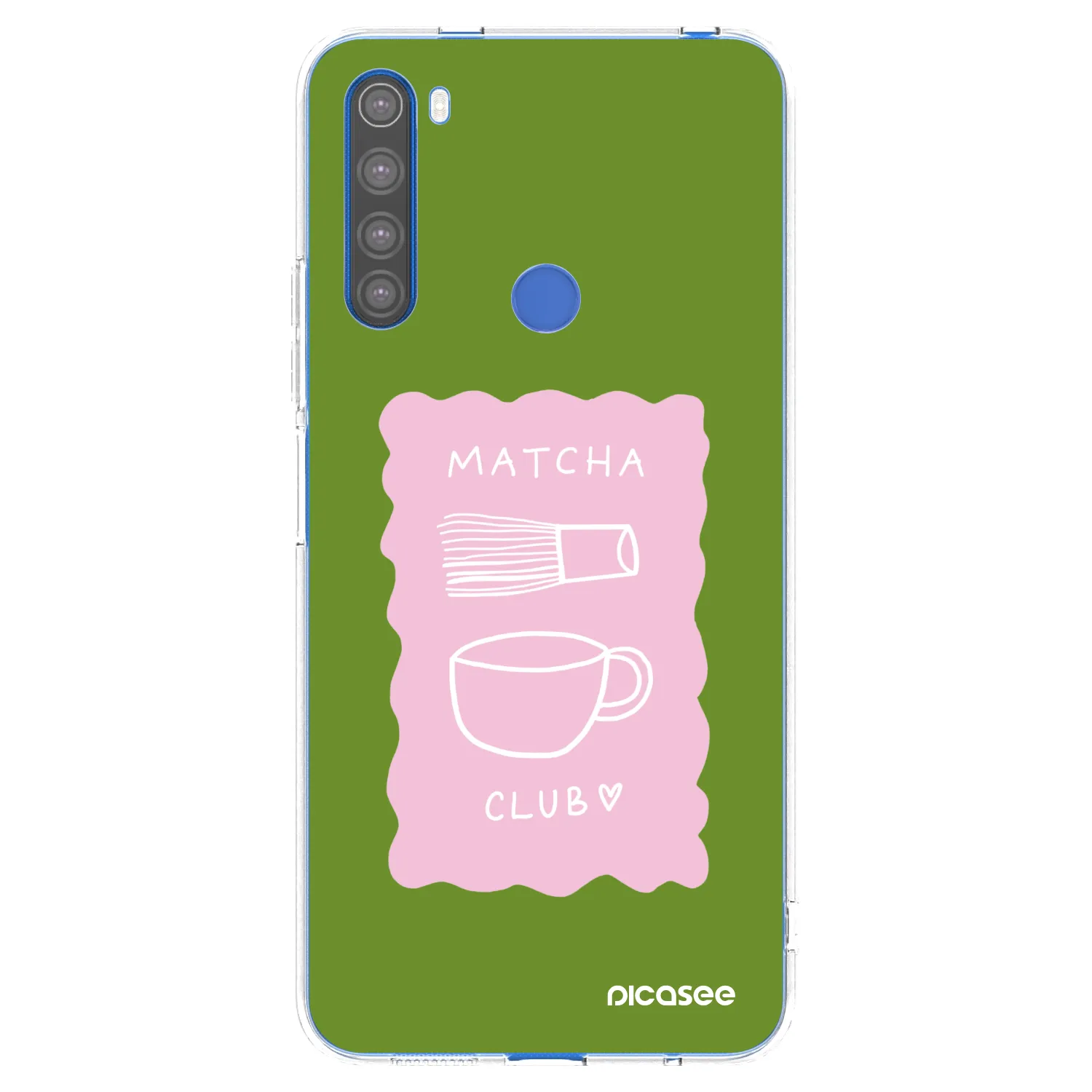 Picasee διαφανής θήκη σιλικόνης Xiaomi Redmi Note 8T - Matcha club