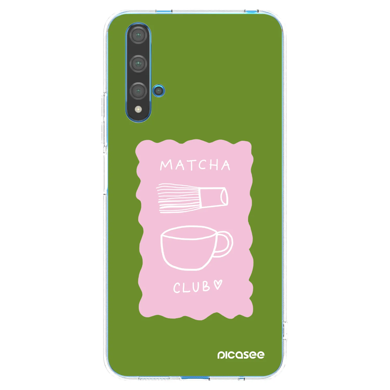 Picasee διαφανής θήκη σιλικόνης Huawei Nova 5T - Matcha club