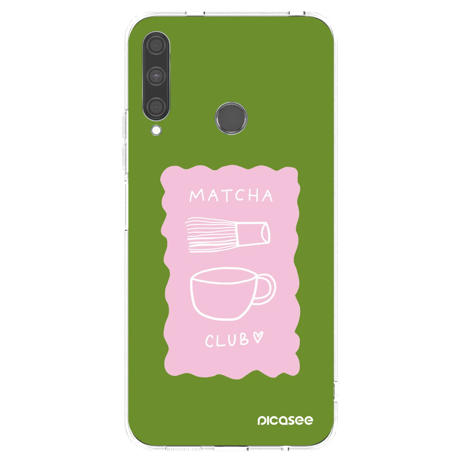 Picasee διαφανής θήκη σιλικόνης Huawei P40 Lite E - Matcha club
