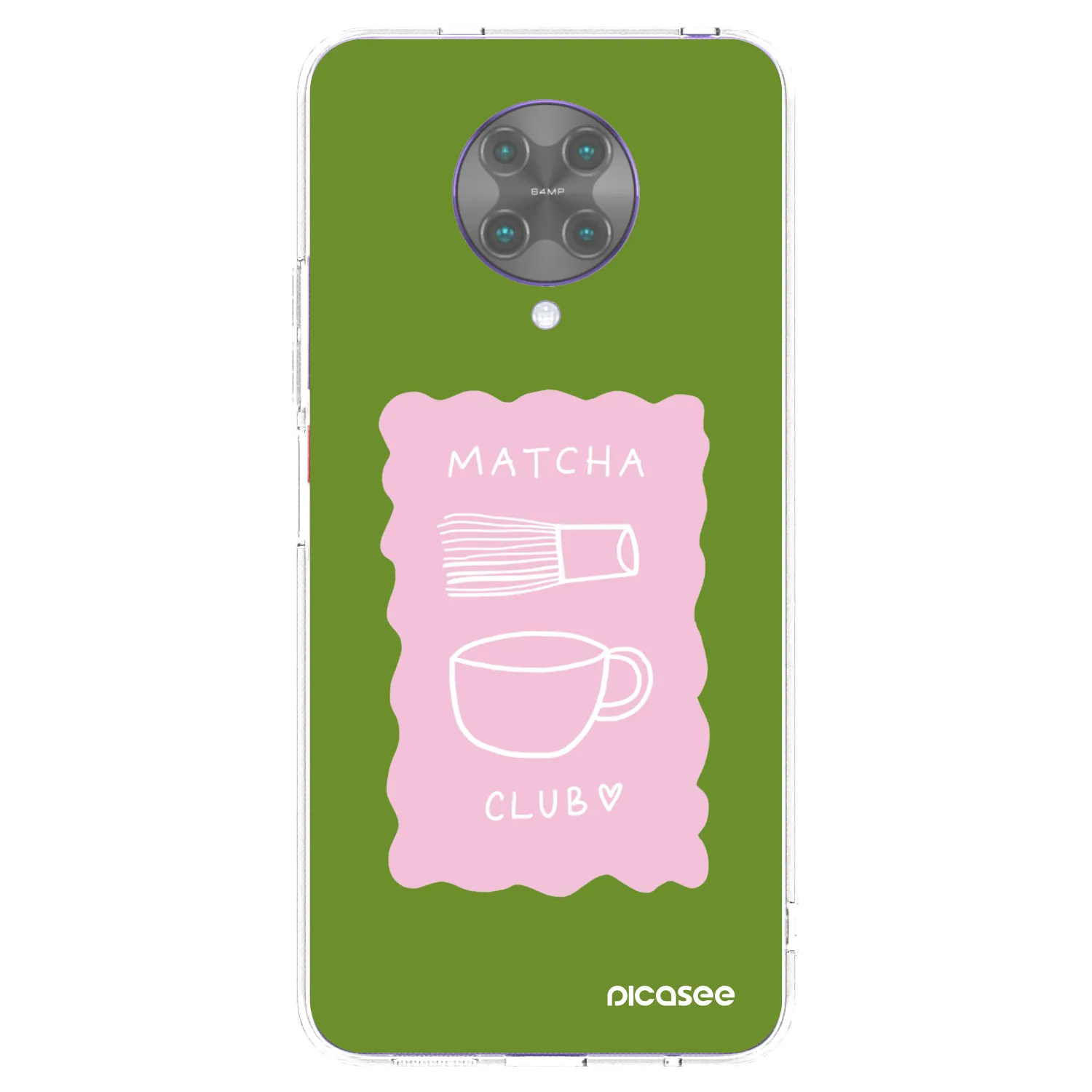 Picasee διαφανής θήκη σιλικόνης Xiaomi Poco F2 Pro - Matcha club